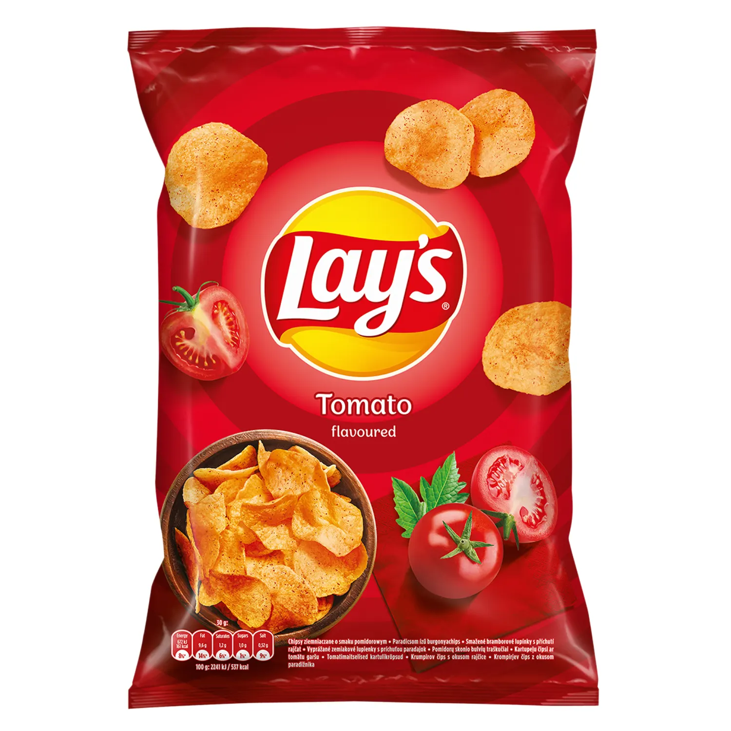 Kartupeļu čipsi Lay's ar tomātu garšu 180g