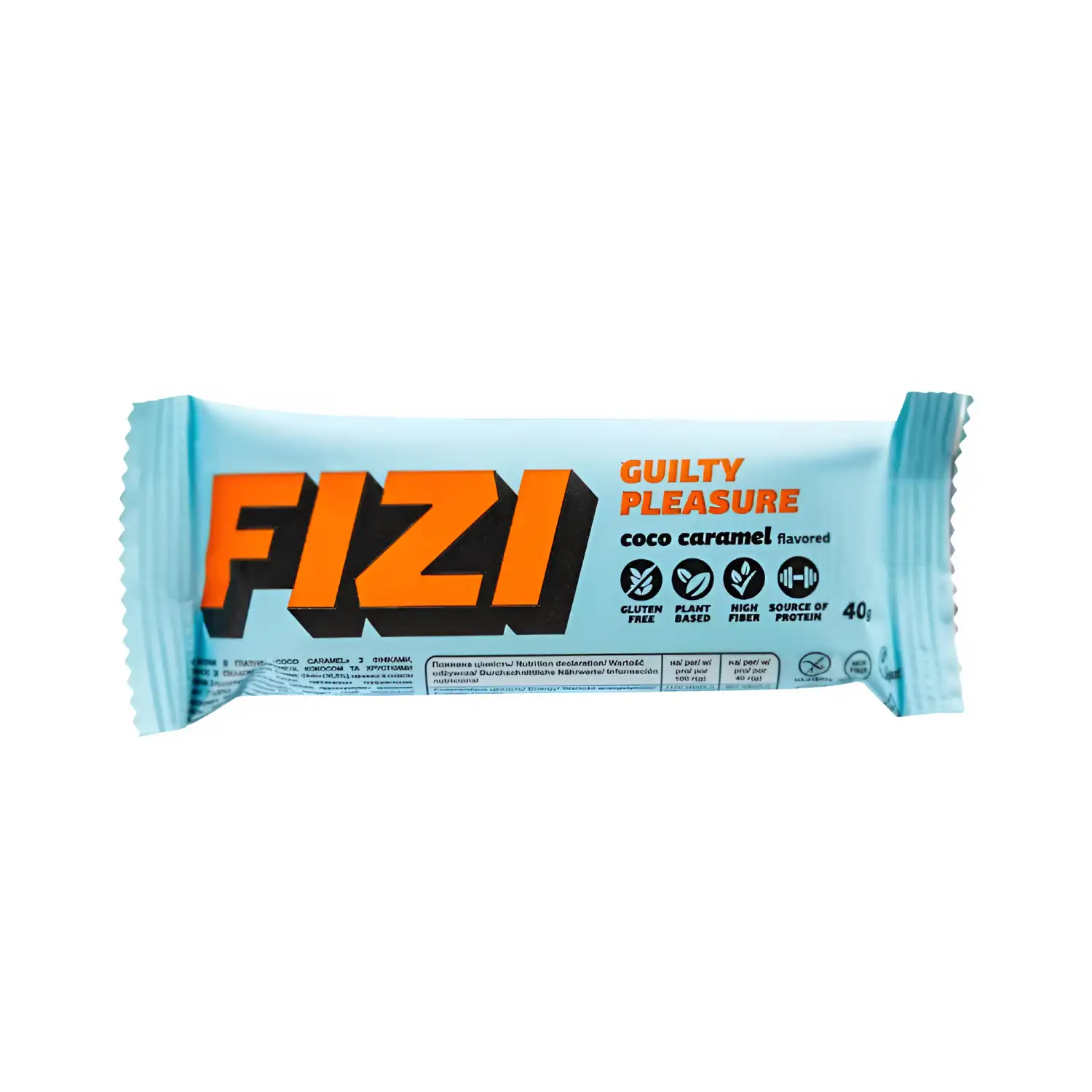Batonėlis COCO CARAMEL FIZI, 40 g