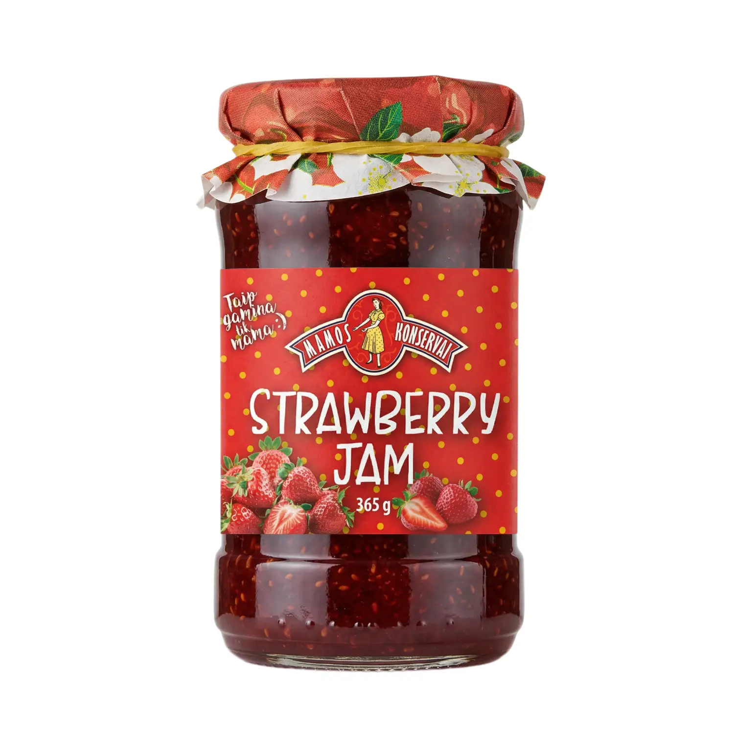 Braškių džemas MAMOS KONSERVAI, 365 g