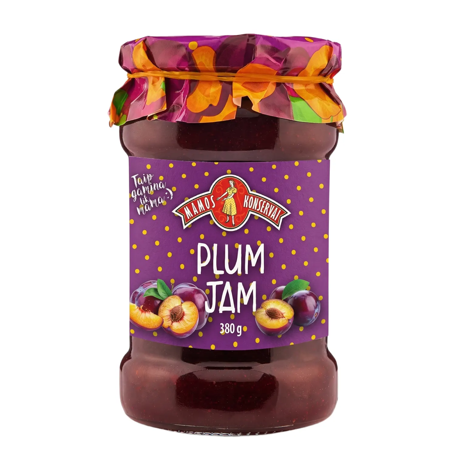 Slyvų džemas MAMOS KONSERVAI, 380 g
