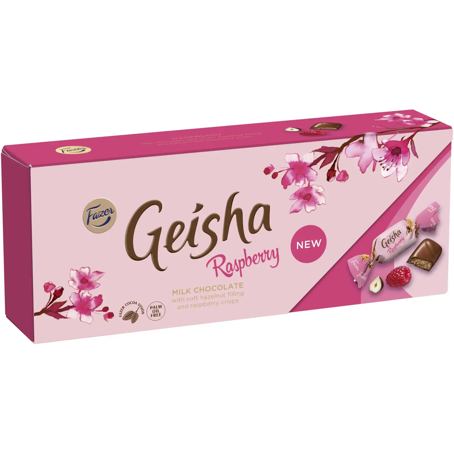 Šokolaadikommid vaarika Geisha 250g
