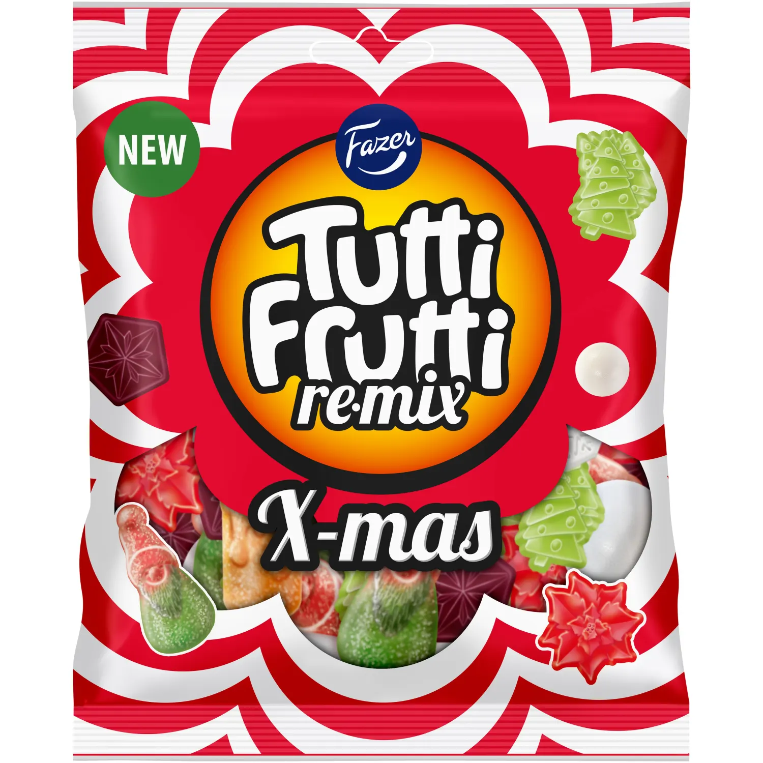 Kummikommid Remix Xmas Tutti Frutti 150g