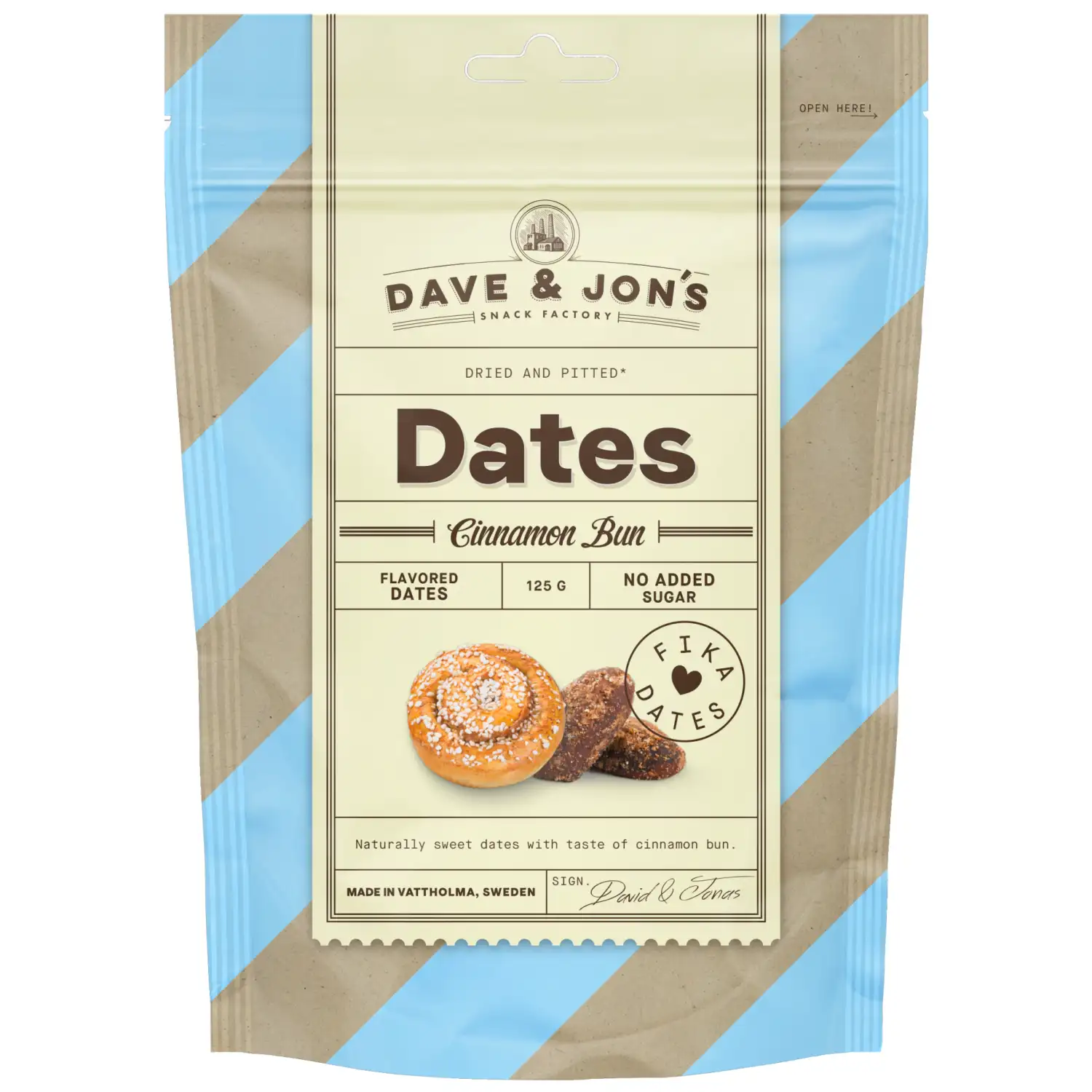 Datlid Cinnamon Bun Dave&Jon's 125g
