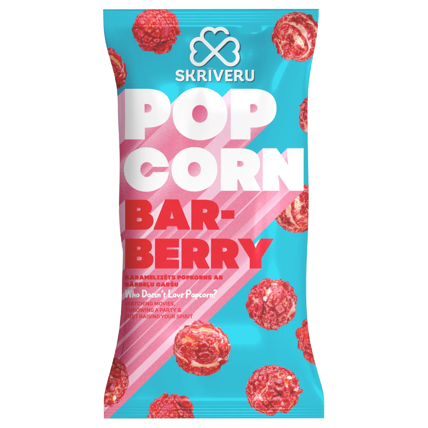 Popkorns Skrīveru saldumi bārbeļu garša 80g