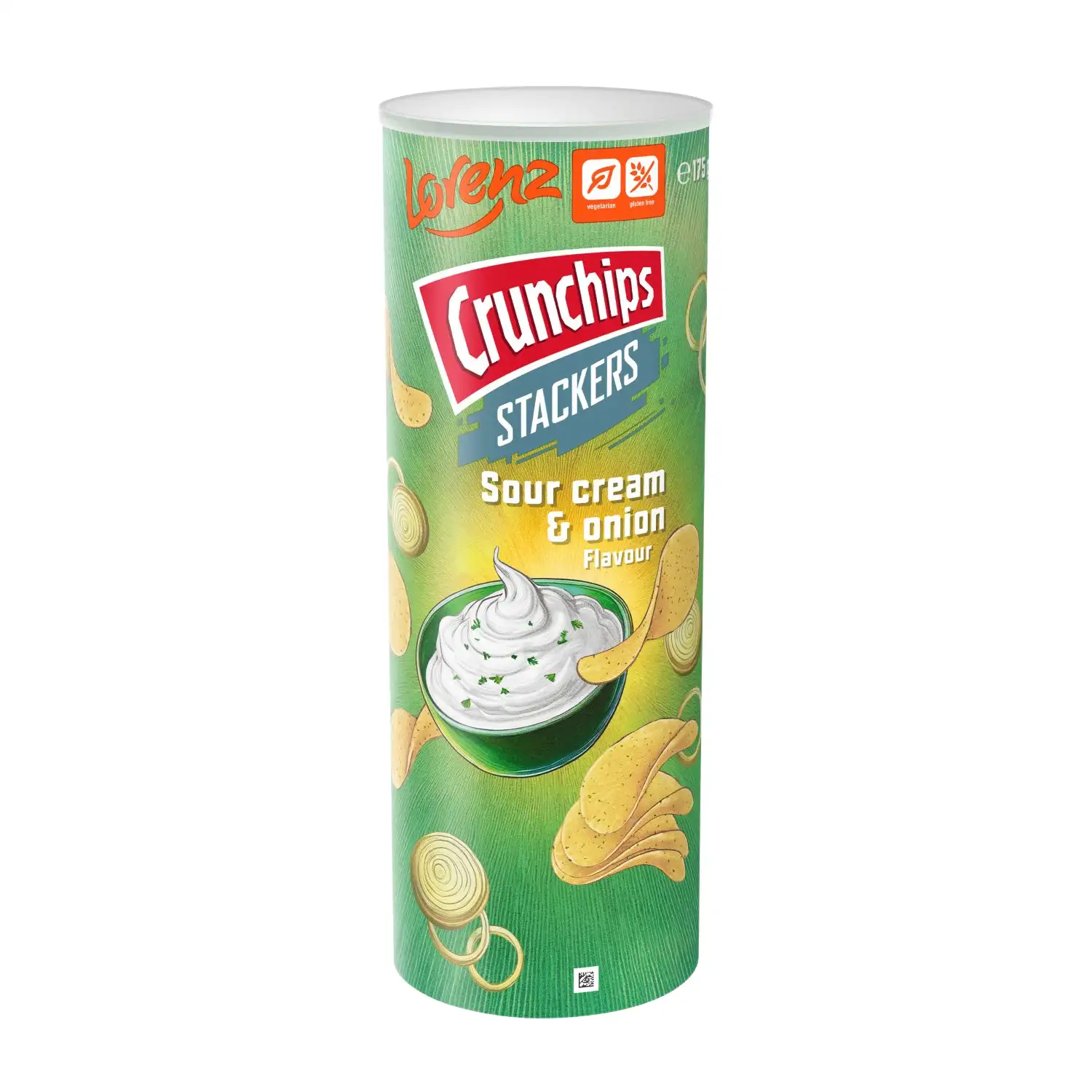 Kart. čipsi Lorenz ar skābā krējuma gar. 175g