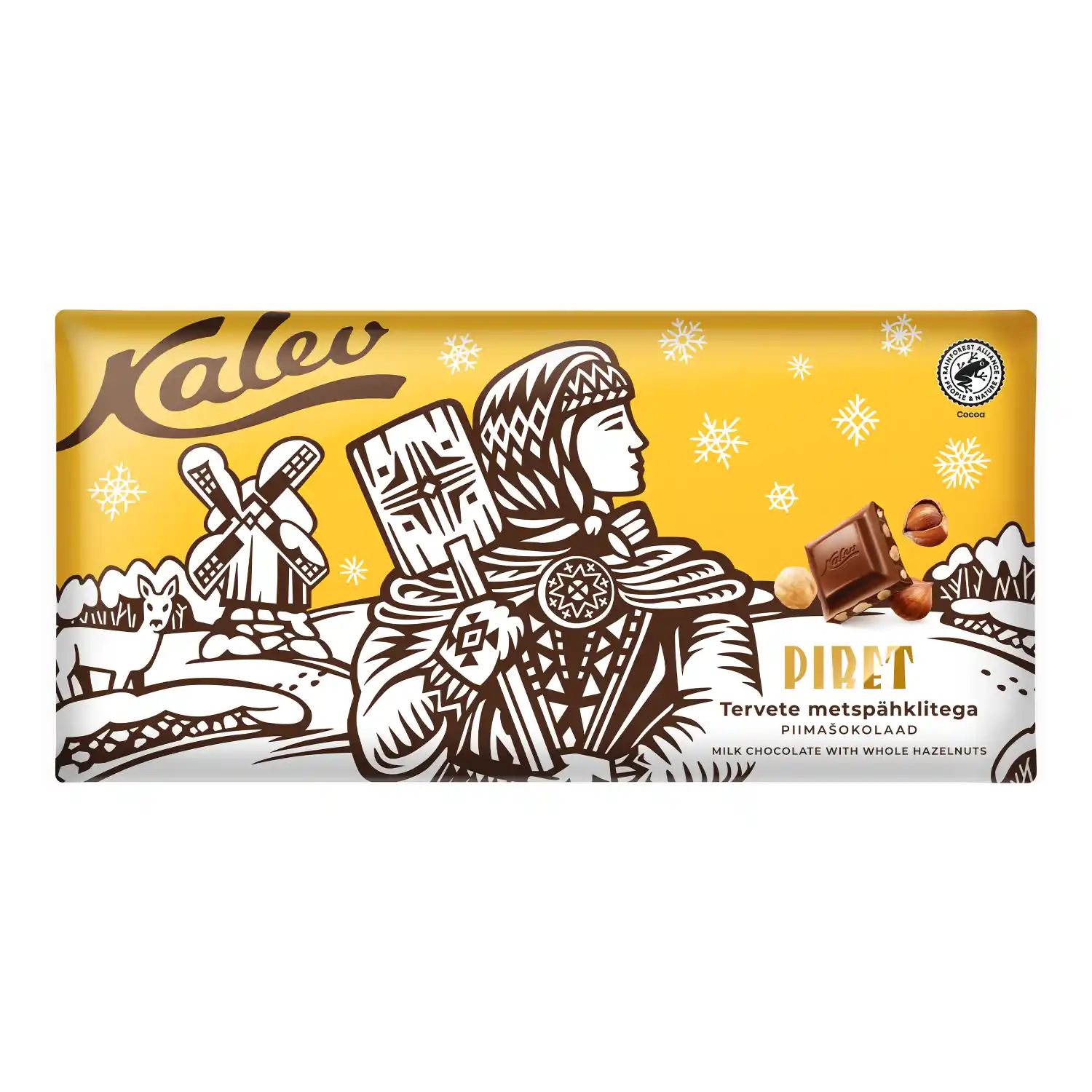 Piimašokolaad Piret talvekollekts. Kalev 270g