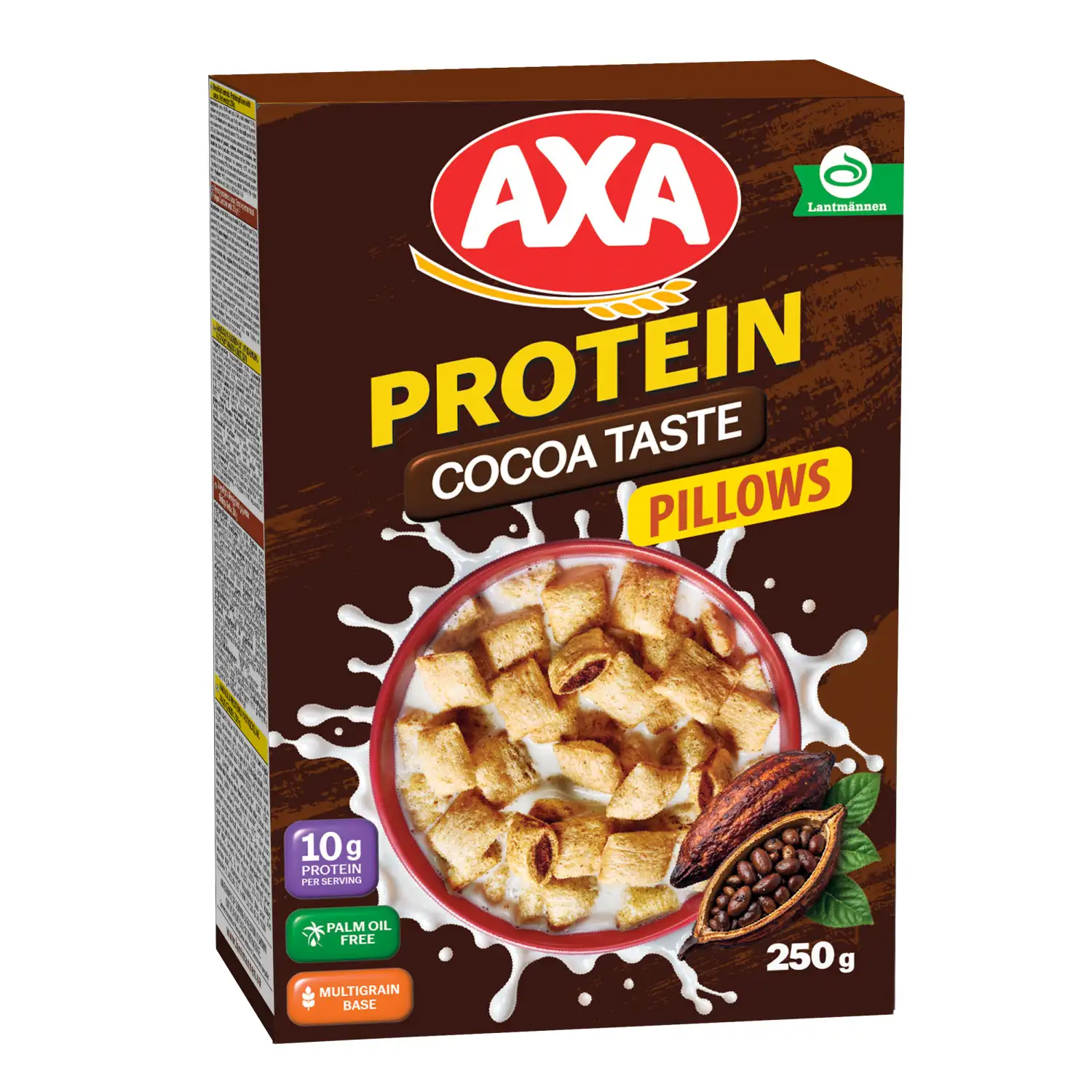 Baltyminės pagalvėlės su kakava AXA, 250 g