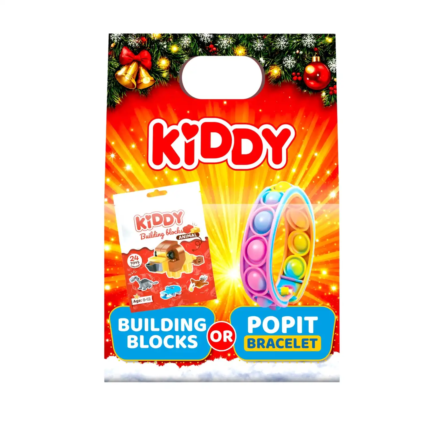 Maiustuste karp üllatusega Kiddy 236g