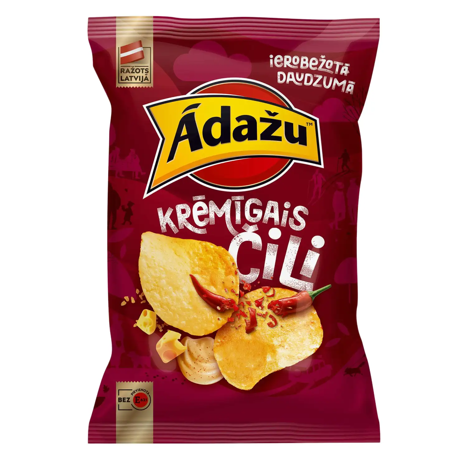 Čipsi Ādažu krēmīgais čili 130g