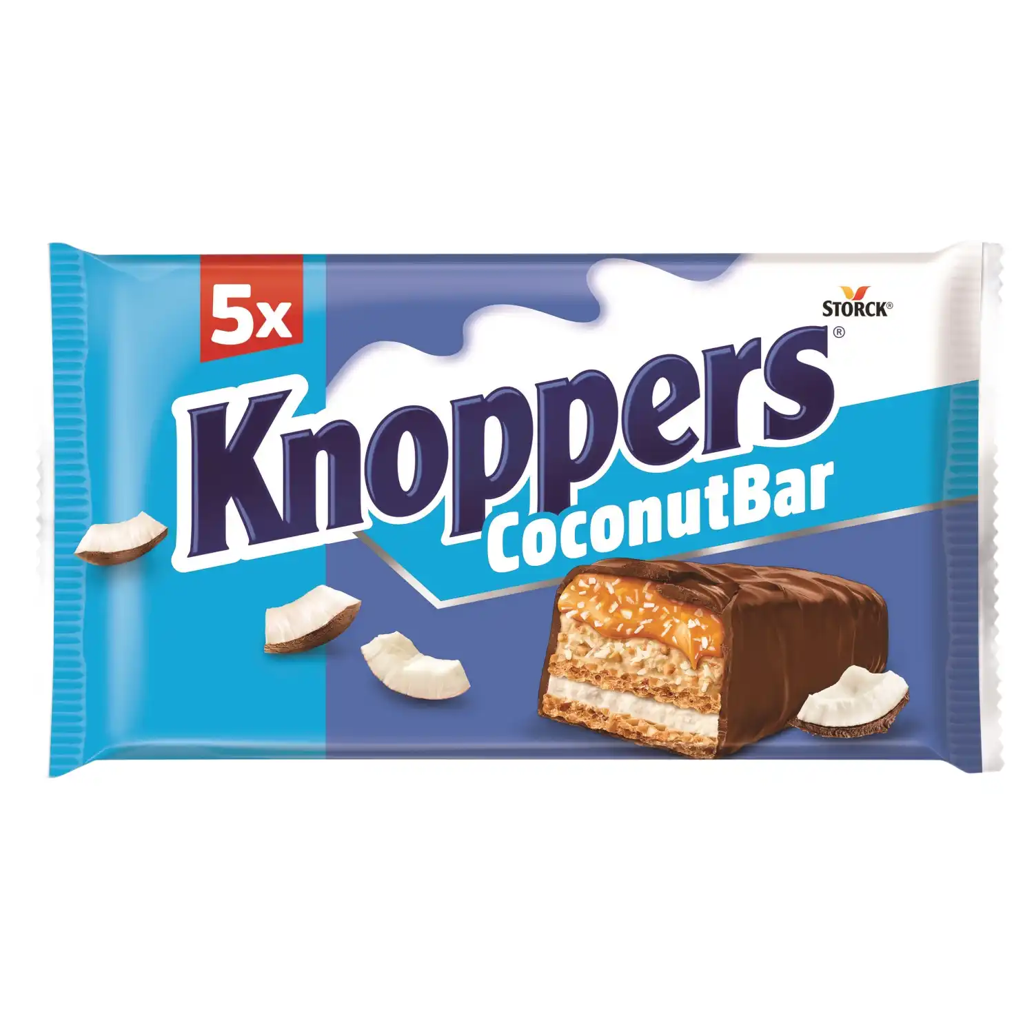 Šokolad. batonėlis KNOPPERS COCONUTBAR, 200 g