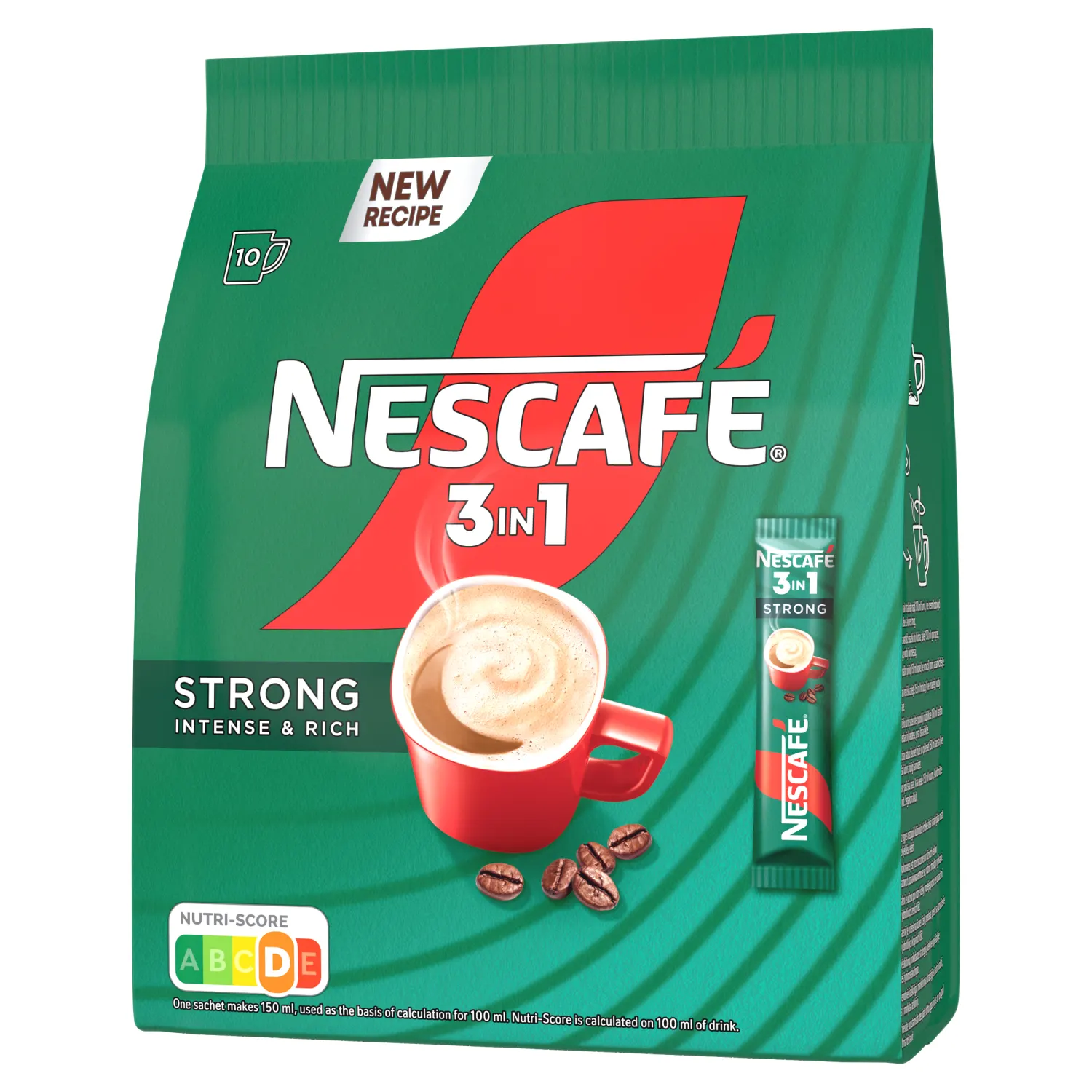 Lahustuv kohv Nescafe 3in1 Strong 10x14g