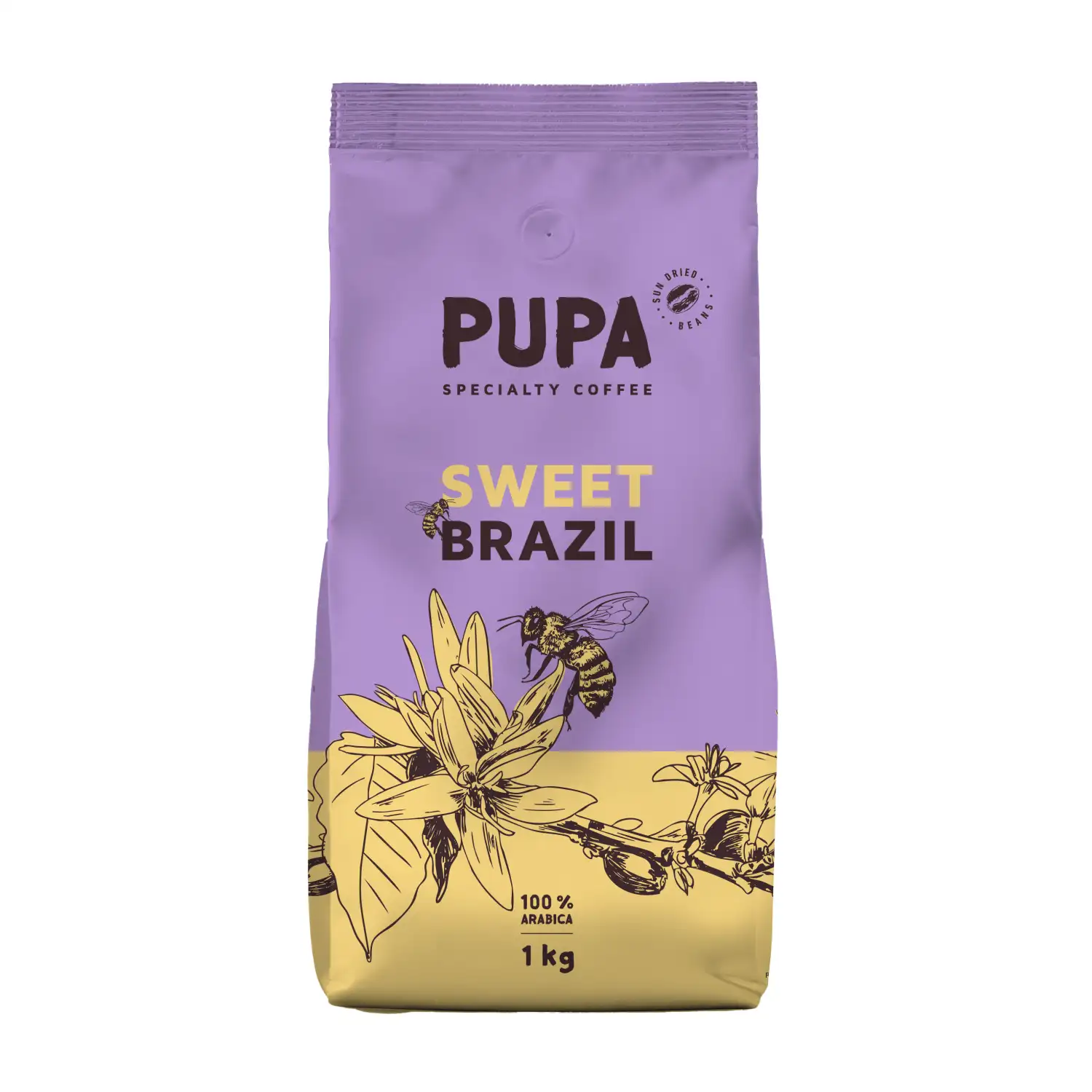 Kavos pupelės PUPA SWEET BRAZIL, 1 kg
