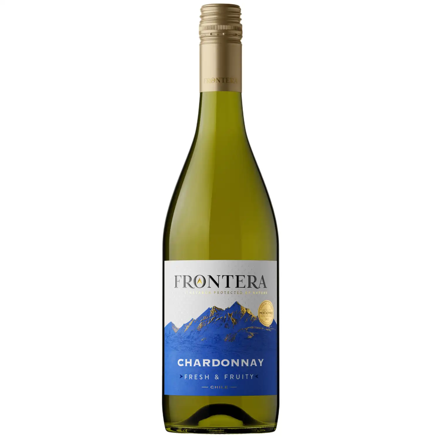 Baltas sausas vynas FRONTERA CHARDON., 0,75l