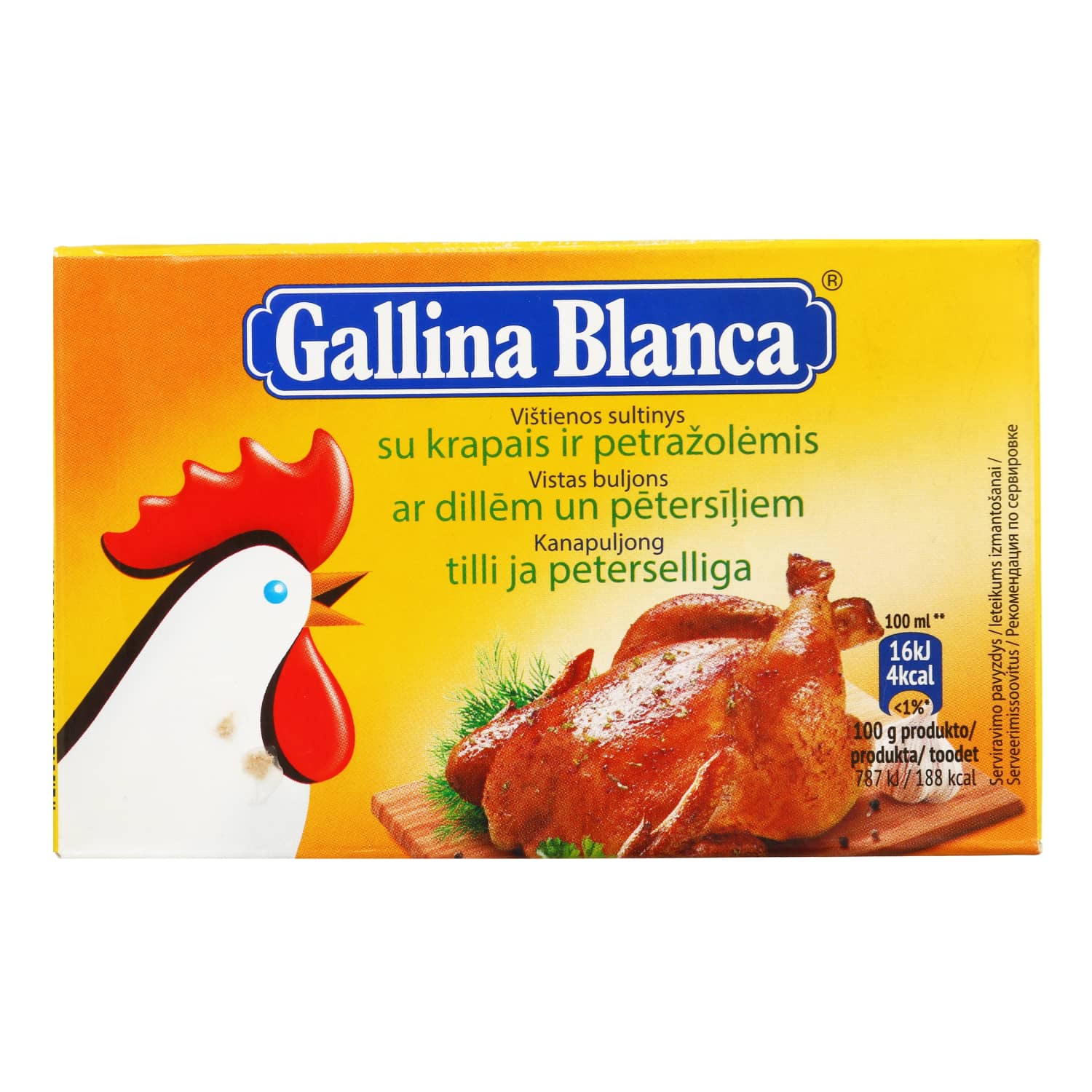 Kanapuljong till-peters. Gallina Blanca 8x10g