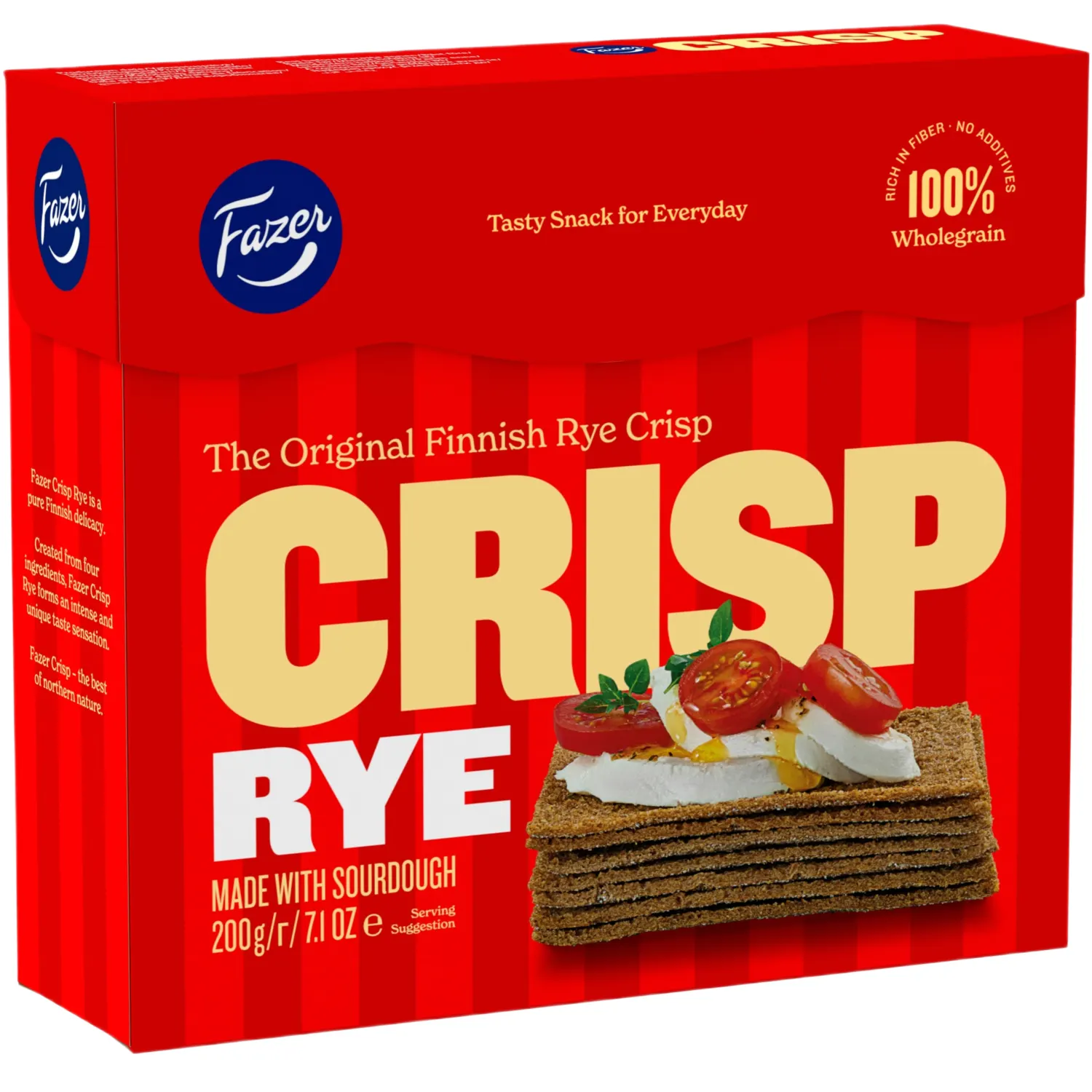 Rudzu sausmaizītes Fazer Crisp 200g