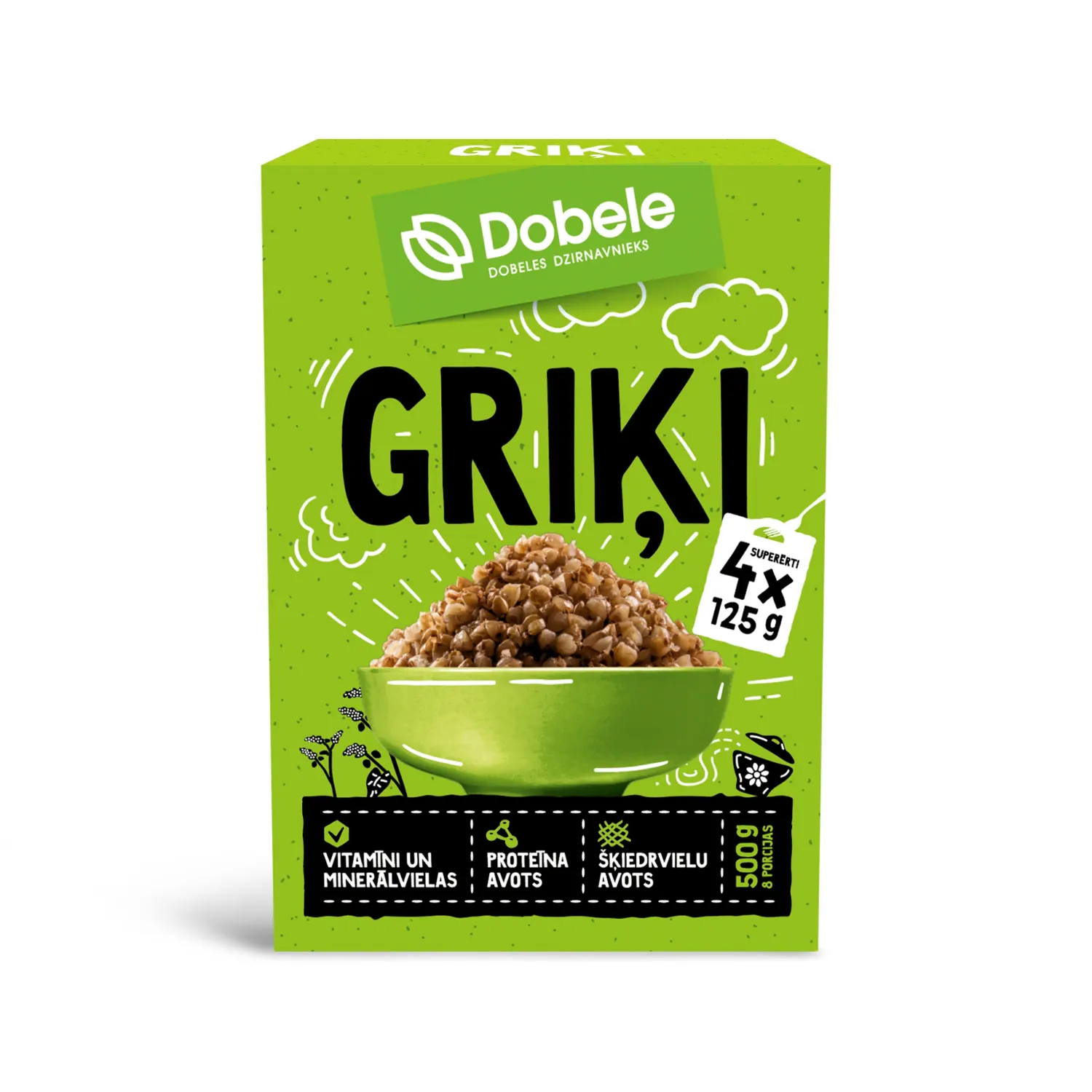 Griķi Dobele 4x125g