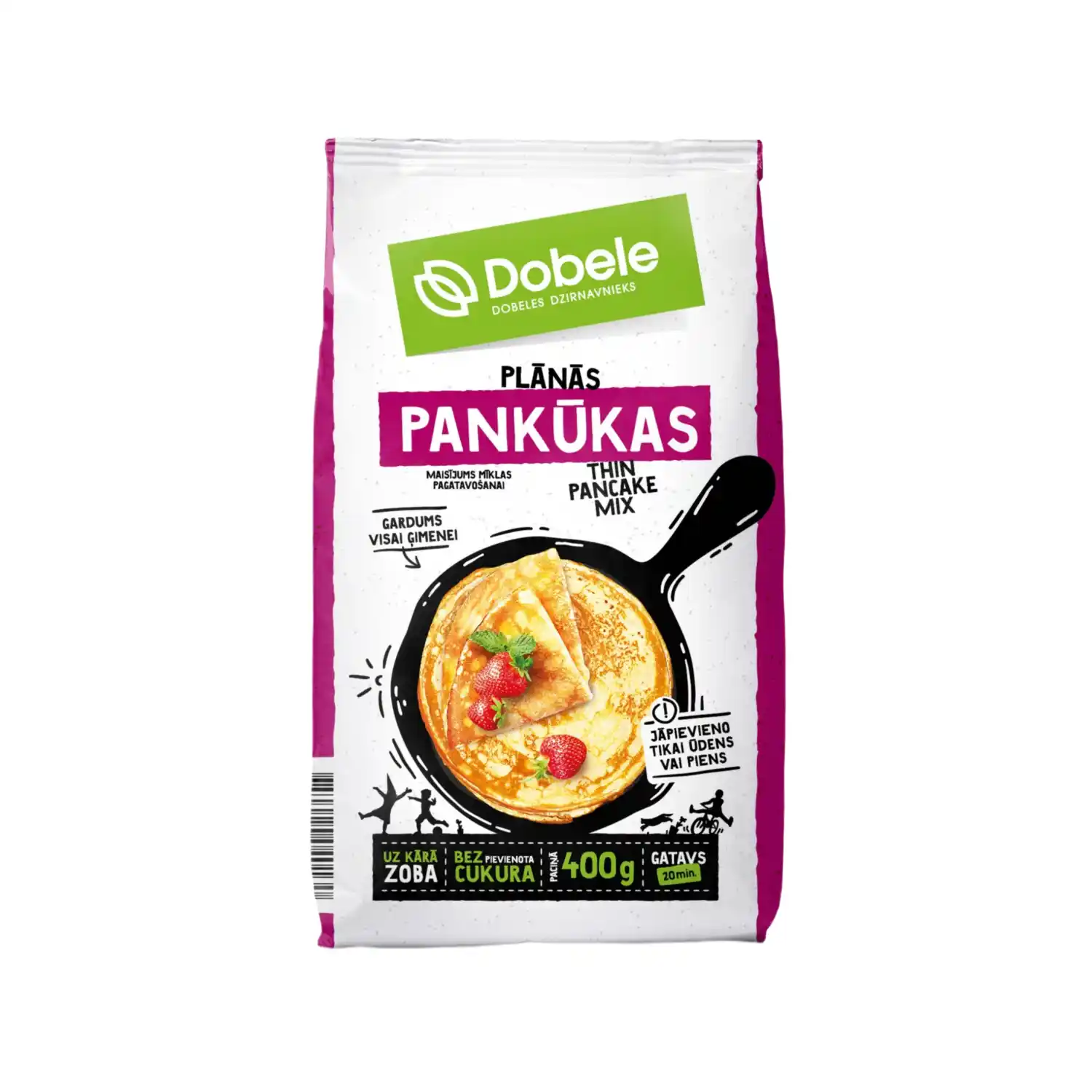 Miltu maisījums Dobele plānās pankūkas 400g
