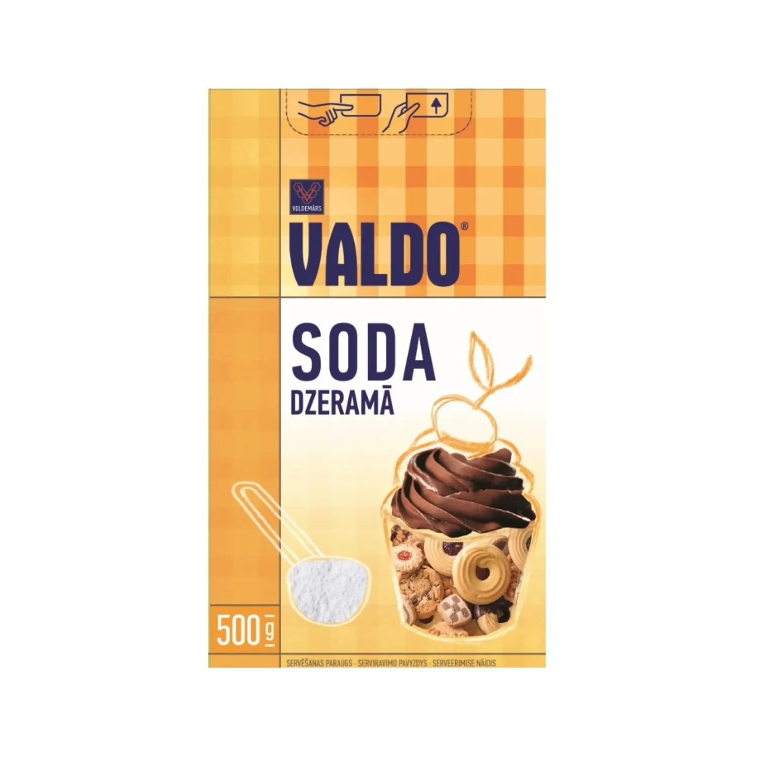 Pārtikas soda Valdo 500g