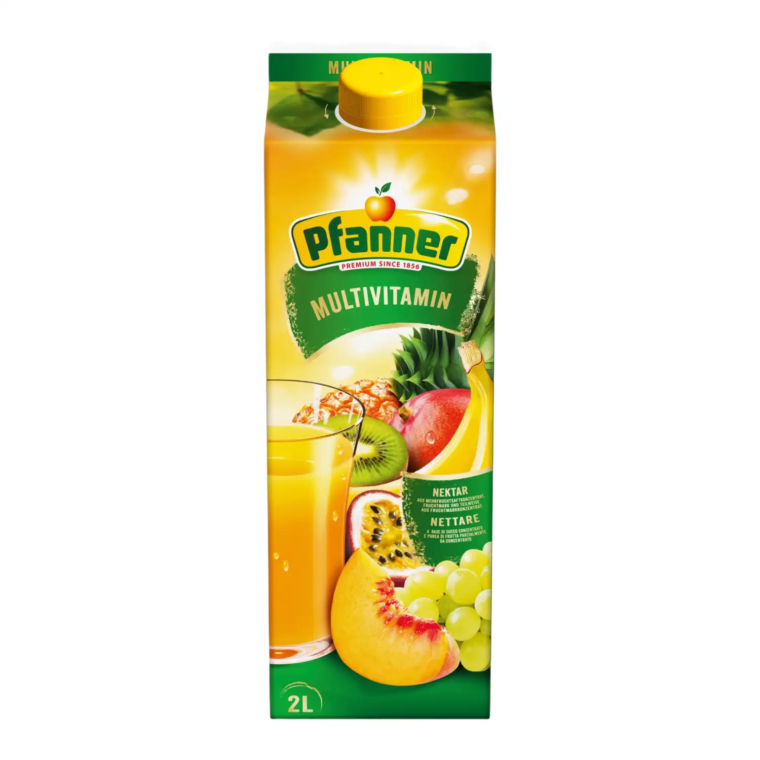 Nektārs Pfanner multiaugļu ar vitamīniem 2l