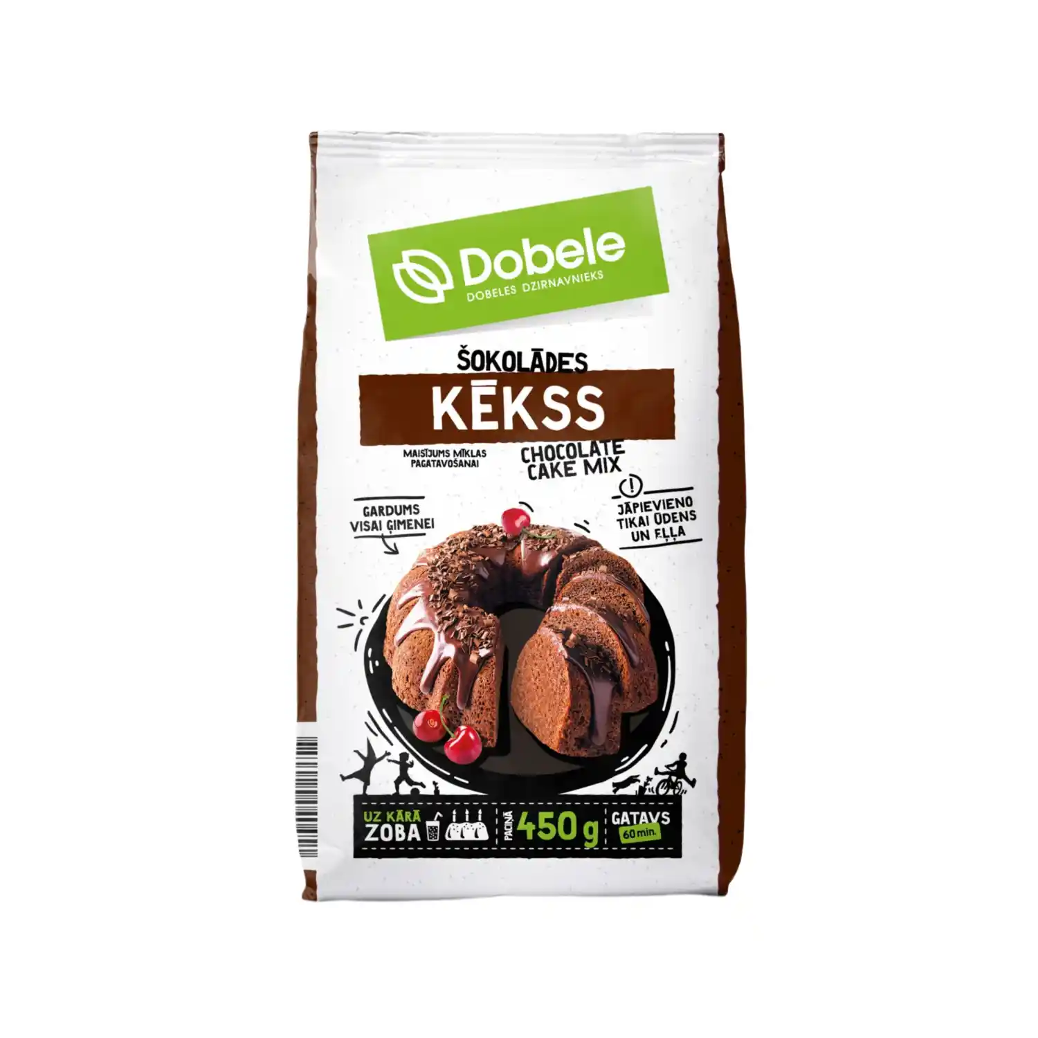 Miltu maisījums Dobele šokolādes kēkss 450g