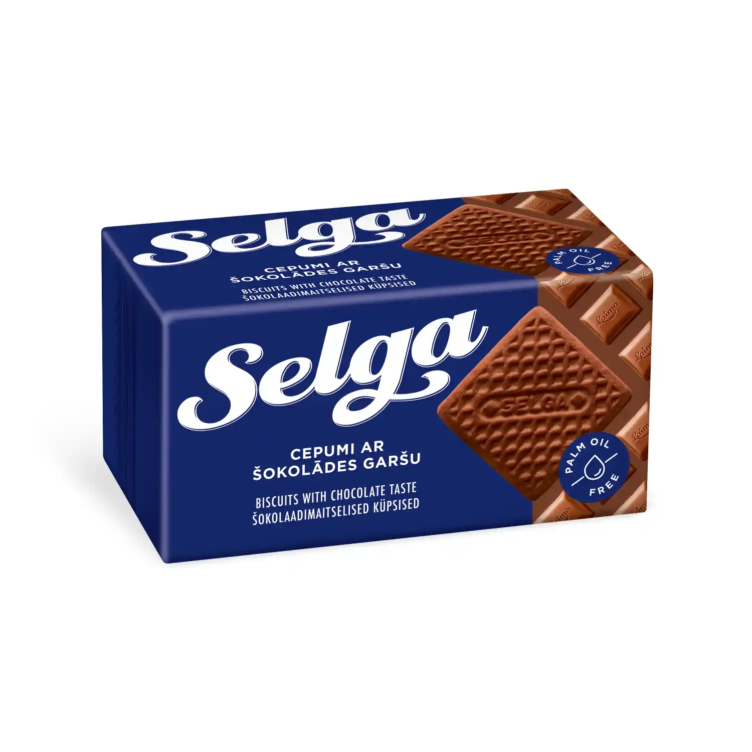 Cepumi Selga ar šokolādes garšu 180g
