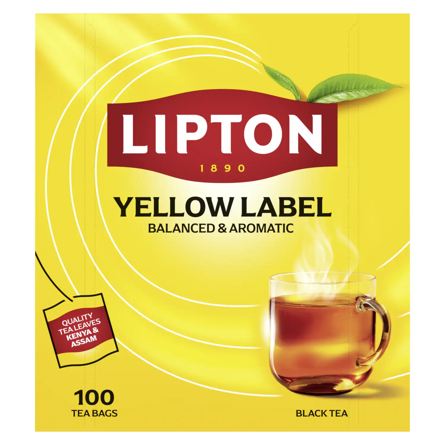Tee must Yellow Label Lipton 100pk