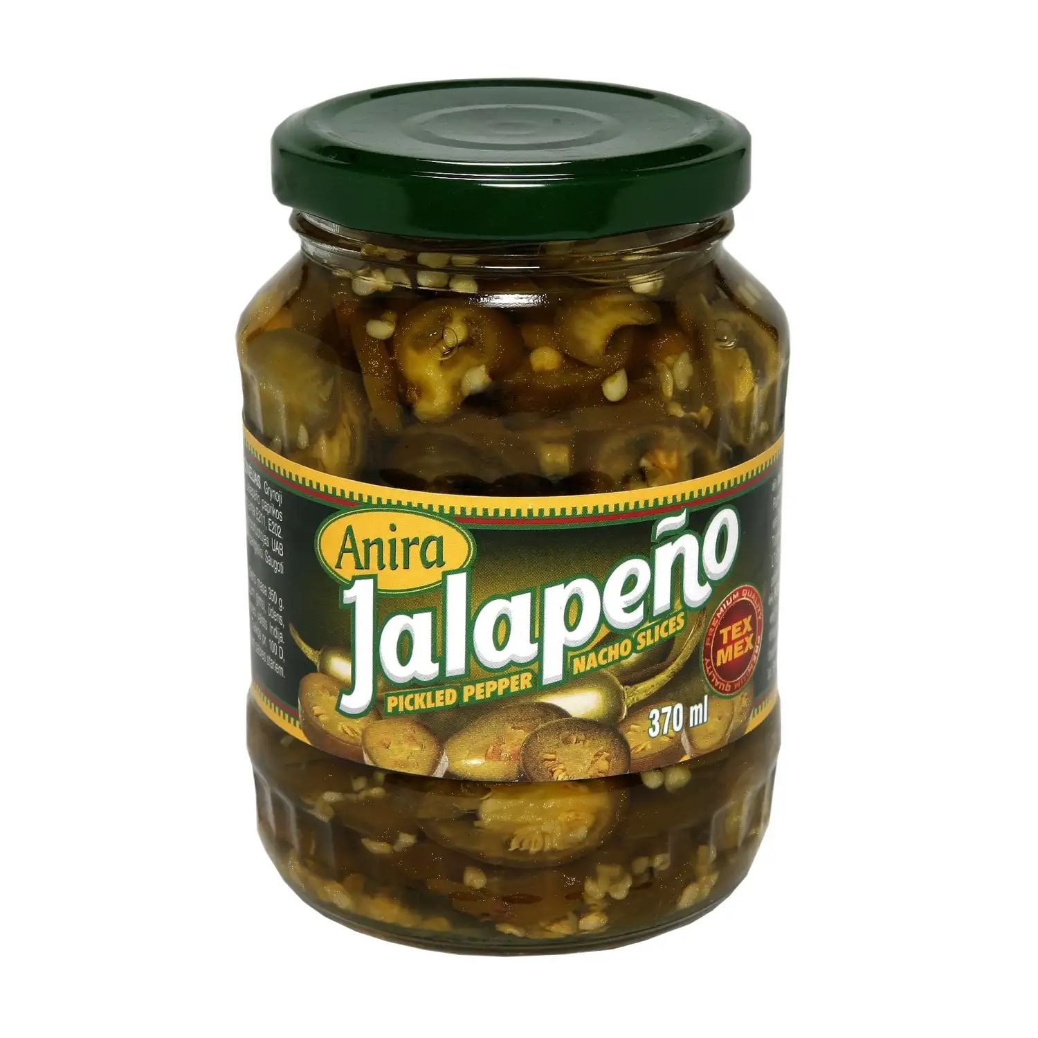 Jalapeno paprikų griežinėliai ANIRA,350g/190g
