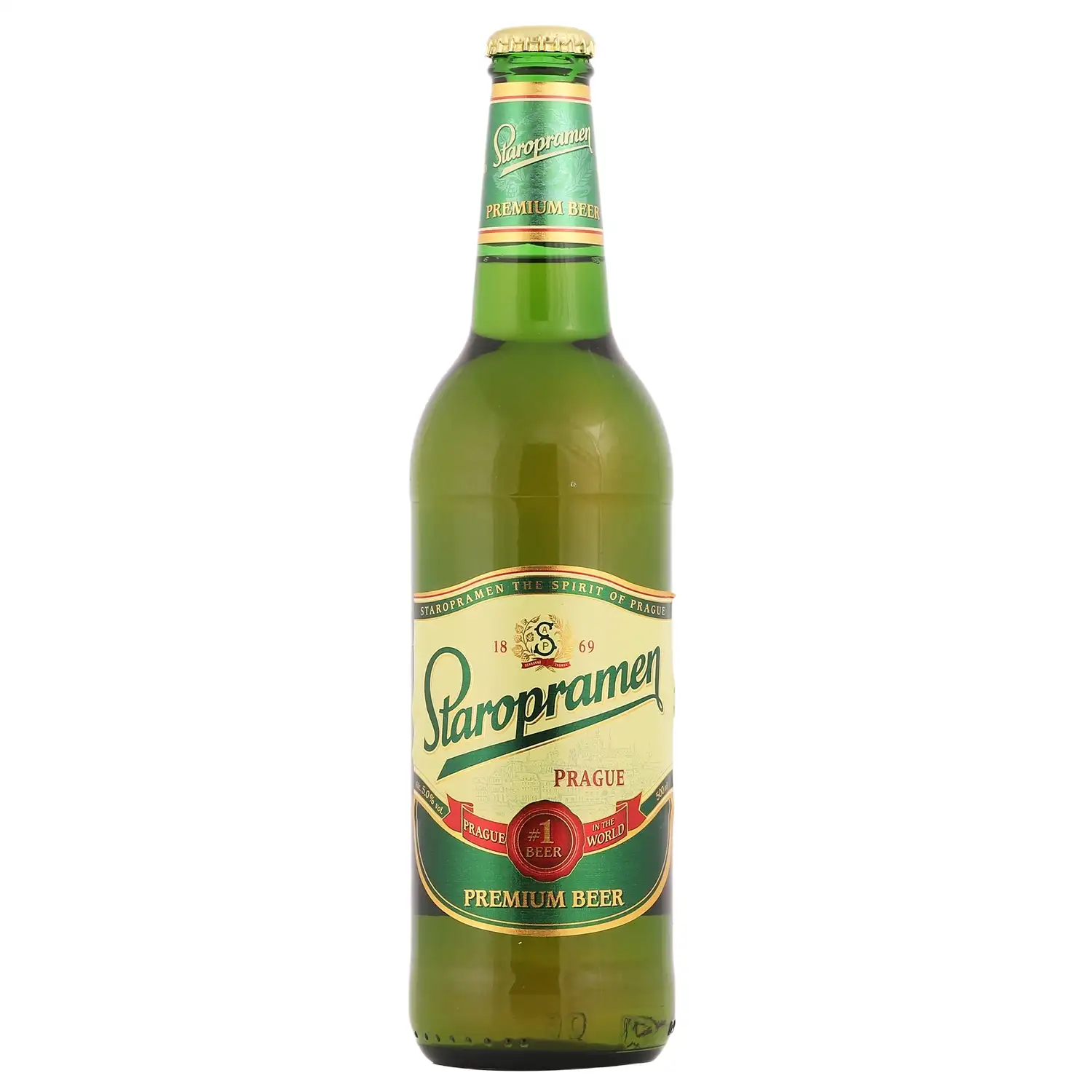 Õlu Staropramen Premium 5%vol 0,5l pudel