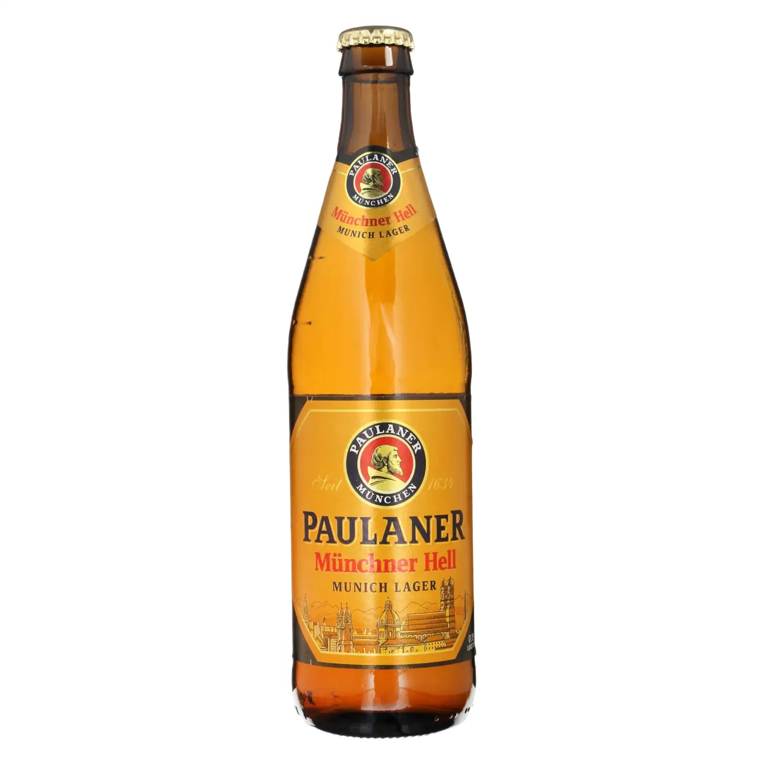 Šv. alus PAULANER MÜNCHNER HELL, 4,9 %, 0,5 l