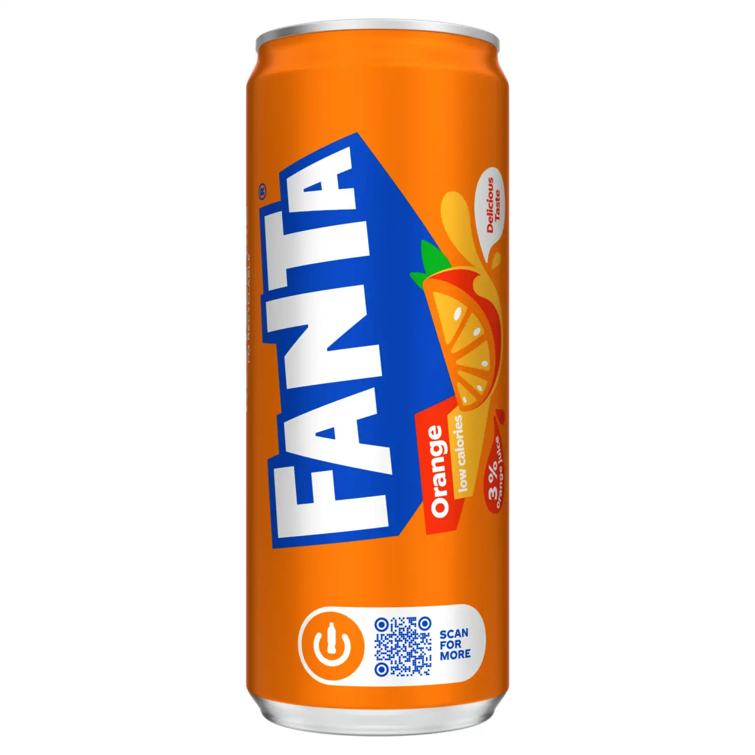 Gazuotas gėrimas FANTA, 330ml