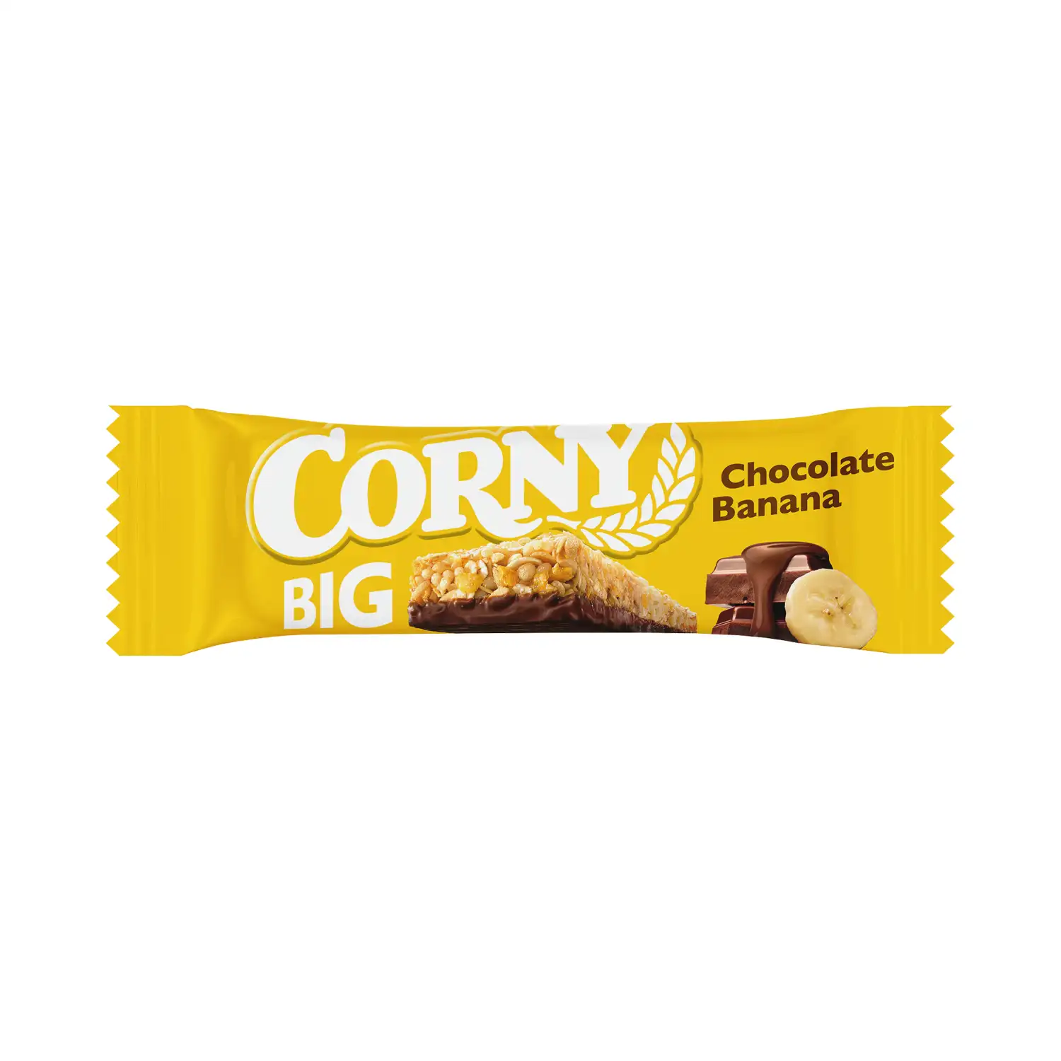 Batoniņš Corny Big piena šokolādes banānu 50g