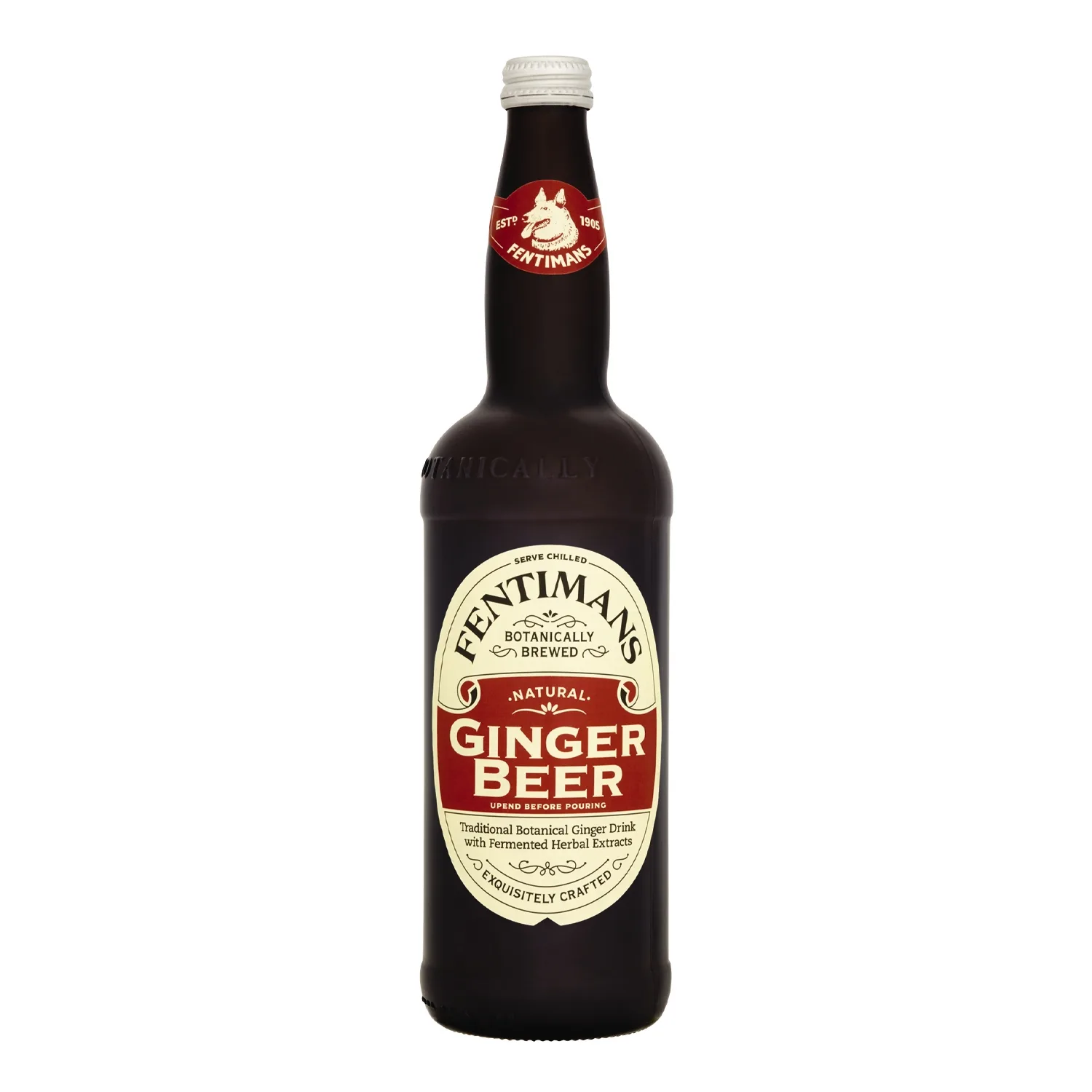 Gaivusis gėrimas FENTIMANS GINGER BEER, 0,75l