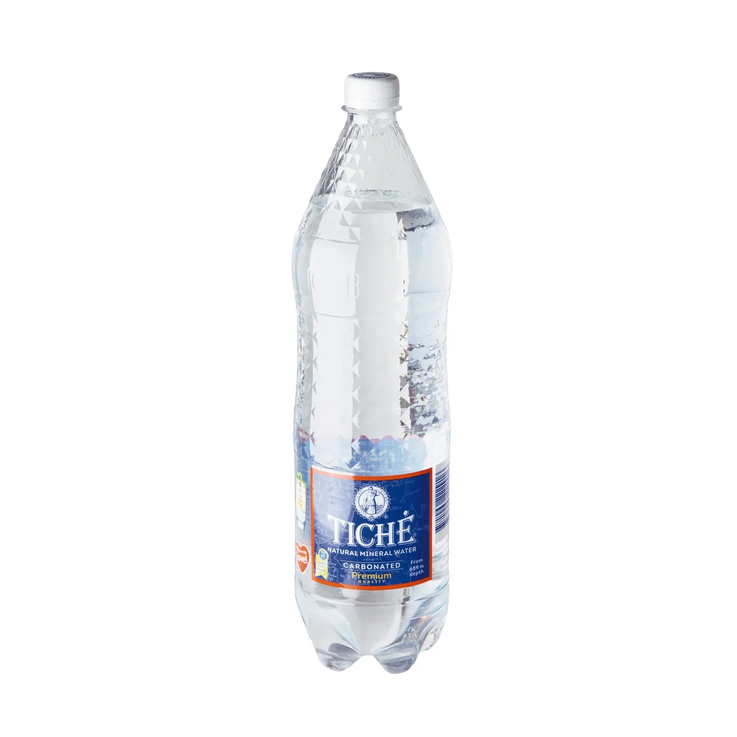 Gaz. natūral. mineralinis vanduo TICHĖ, 1,5 l
