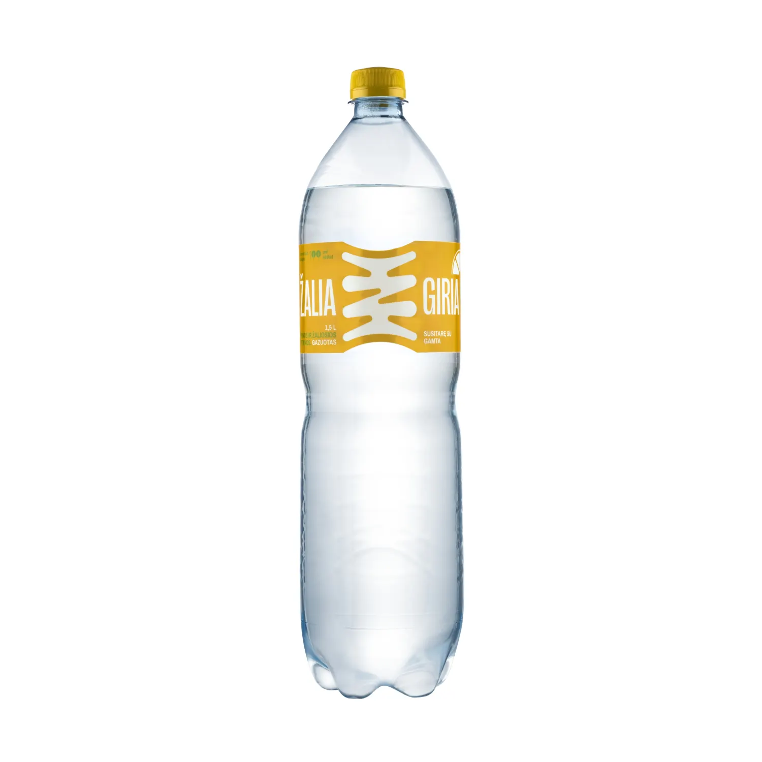 Silp.gaz.citr.sk.st. vanduo ŽALIA GIRIA, 1,5l