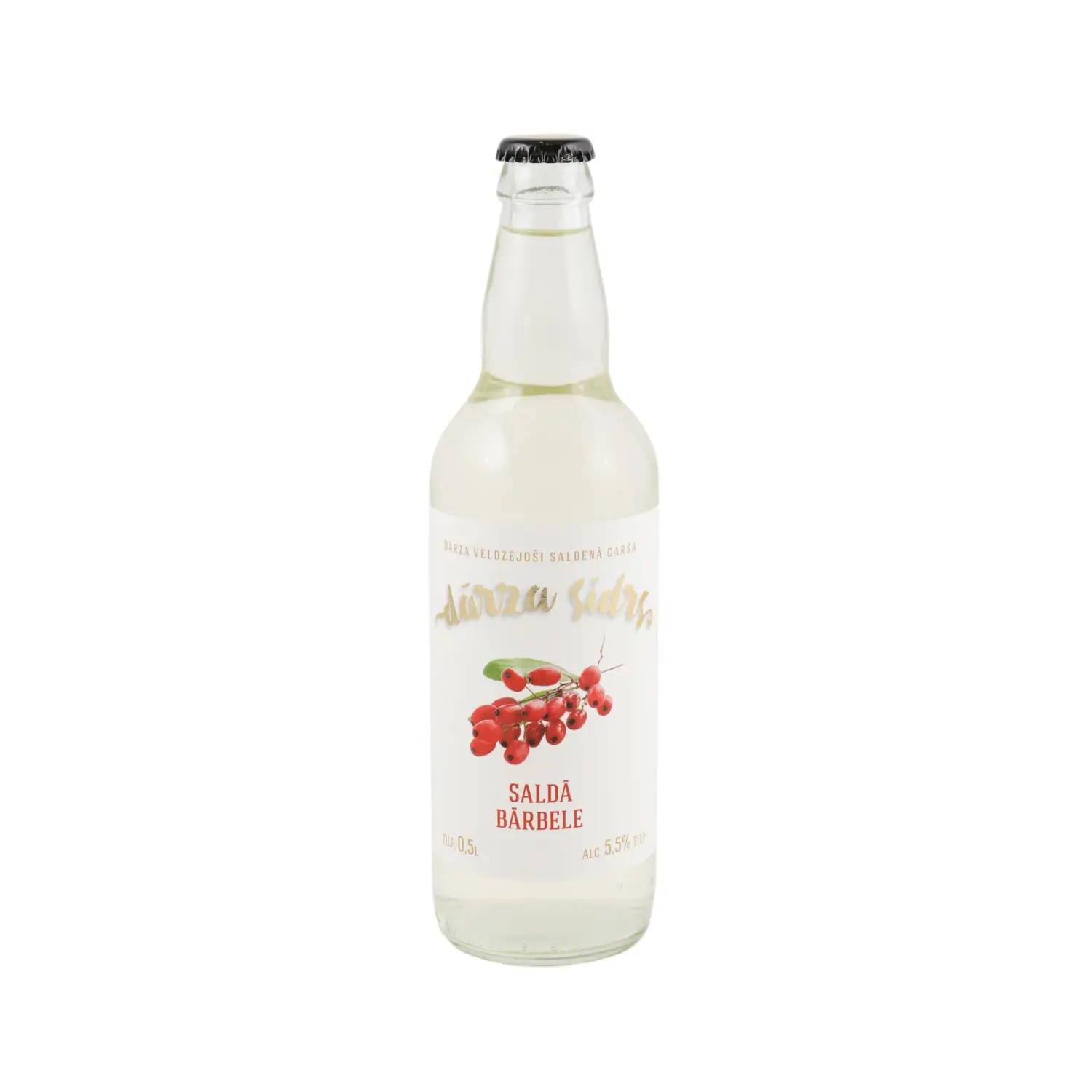 Sidrs Dārza bārbele 5,5% 0,5l