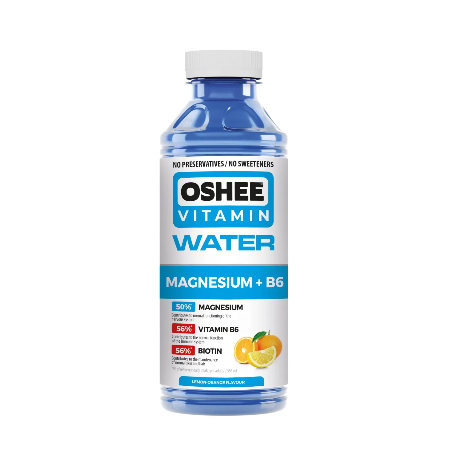 Ūdens Oshee vitaminizēts magn. + B6 0,555l