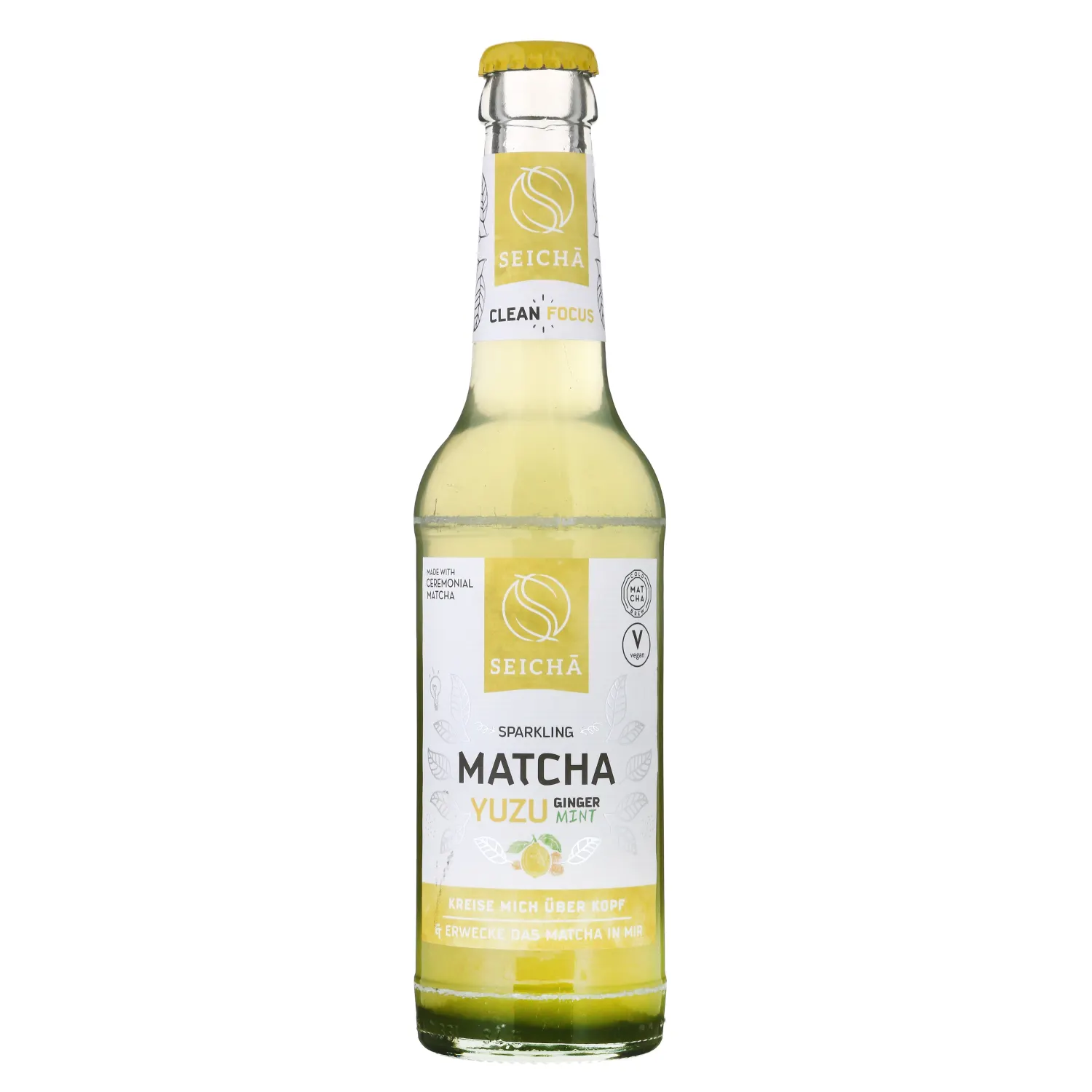 Gaz. mandarinų sk.gėrimas SEICHA MATCHA,0,33l