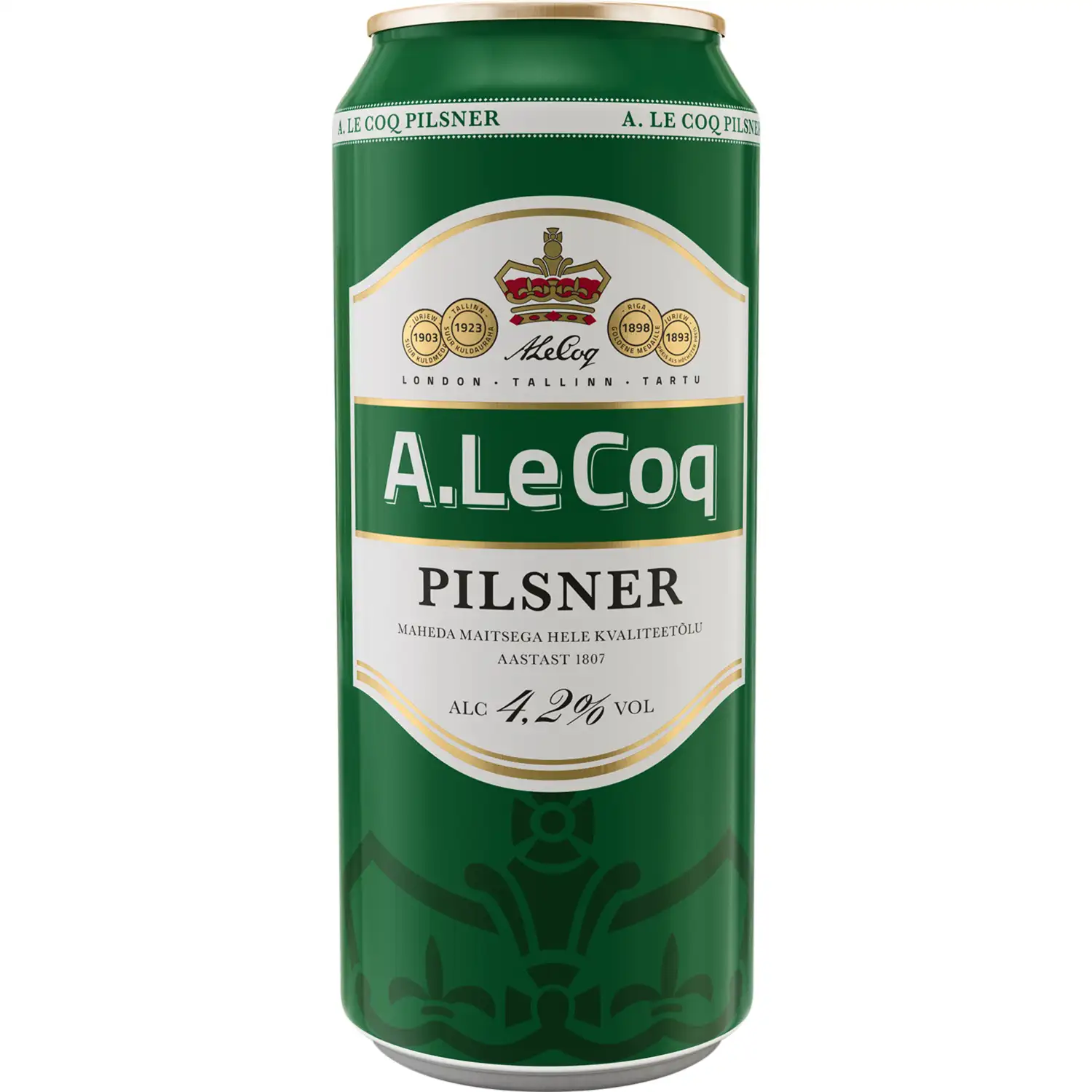 Õlu A.Le Coq Pilsner 4,2%vol 0,5l purk