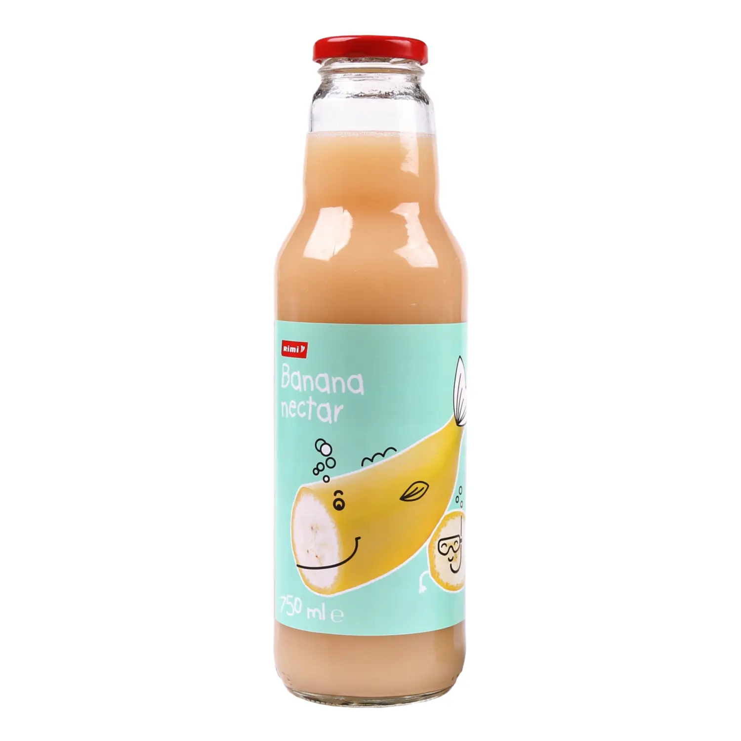Bananų nektaras RIMI, 0,75 l
