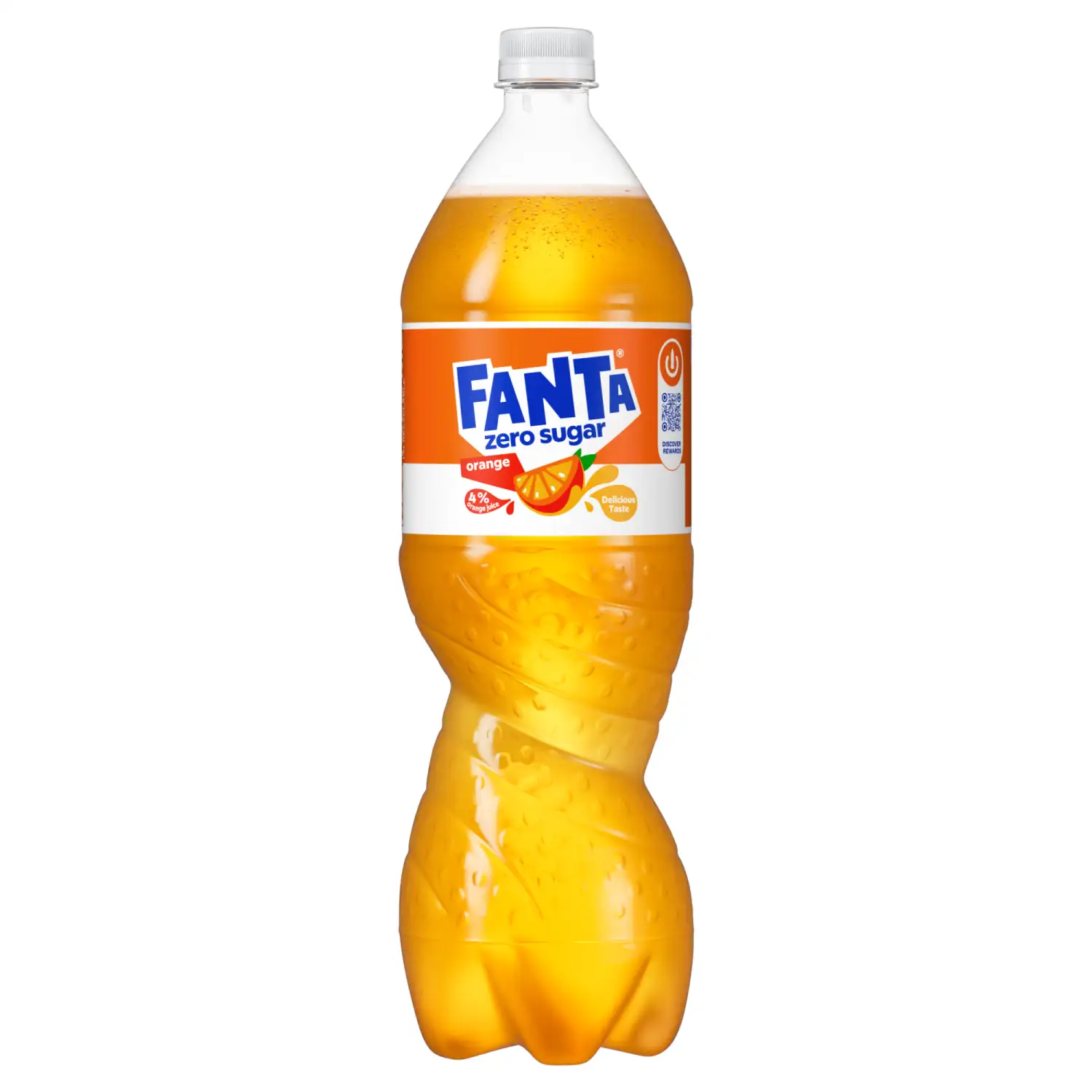 Gaz. gaiv. gėrimas FANTA ORANGE ZERO, 1,5 l