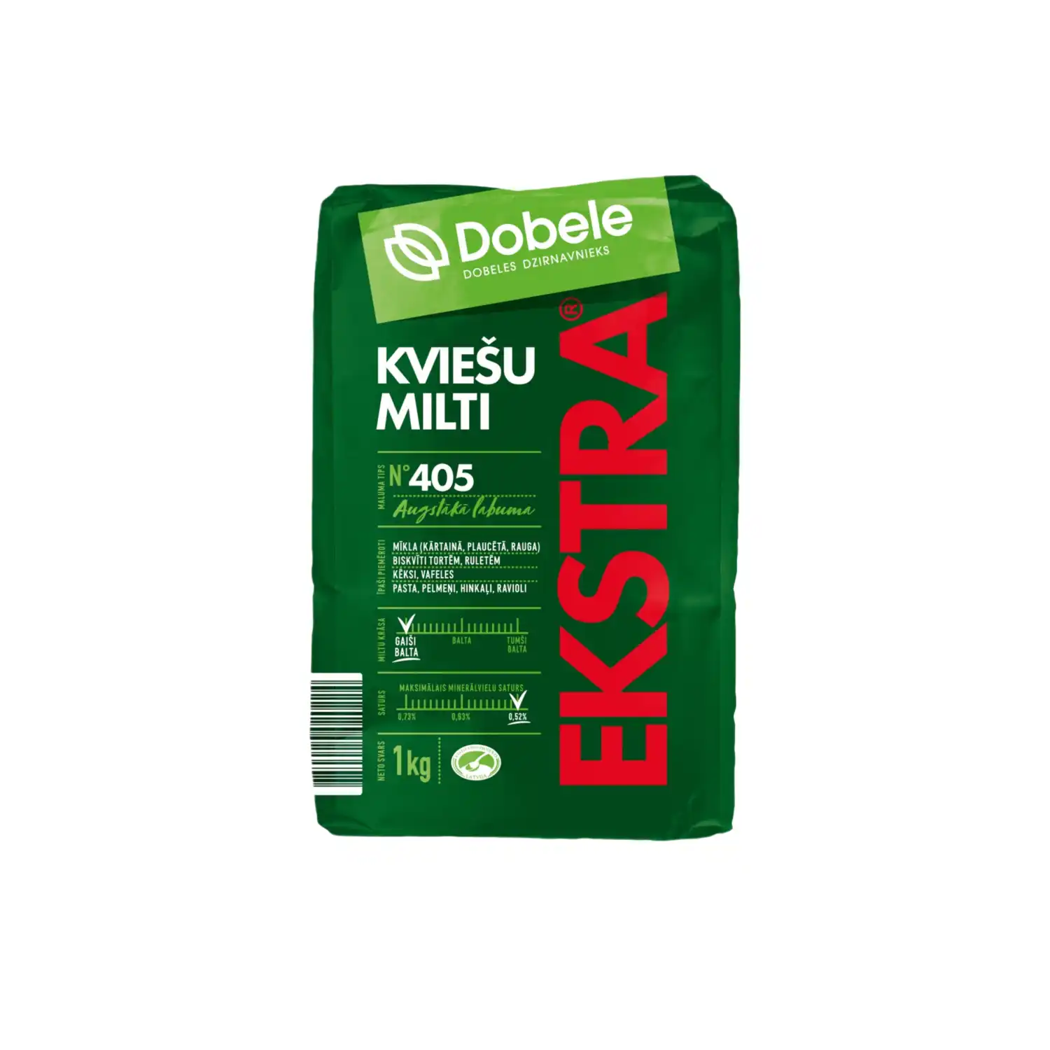 Kviešu milti Ekstra 1kg