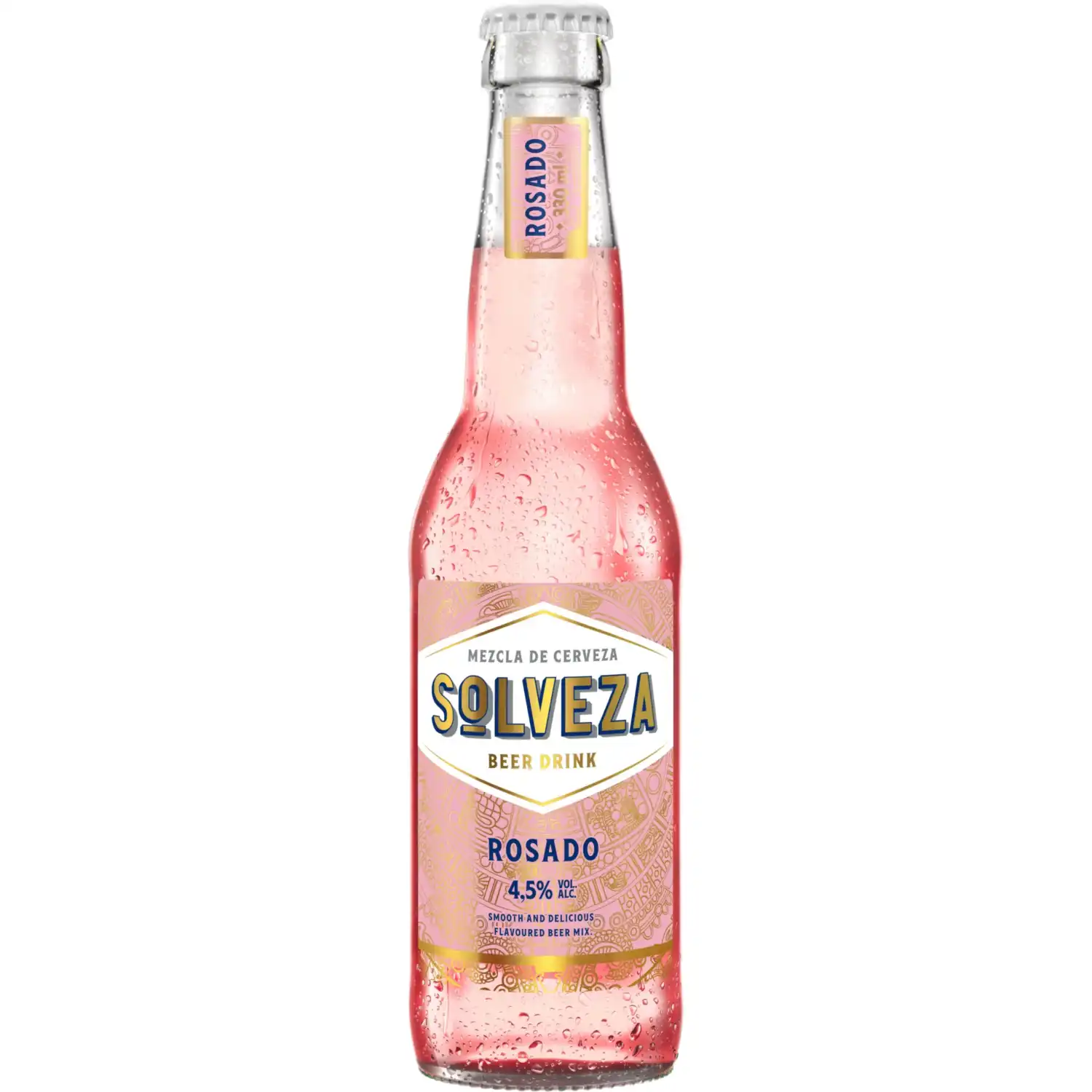Alaus gėrimas SOLVEZA ROSADO, 4,5 %, 0,33 l