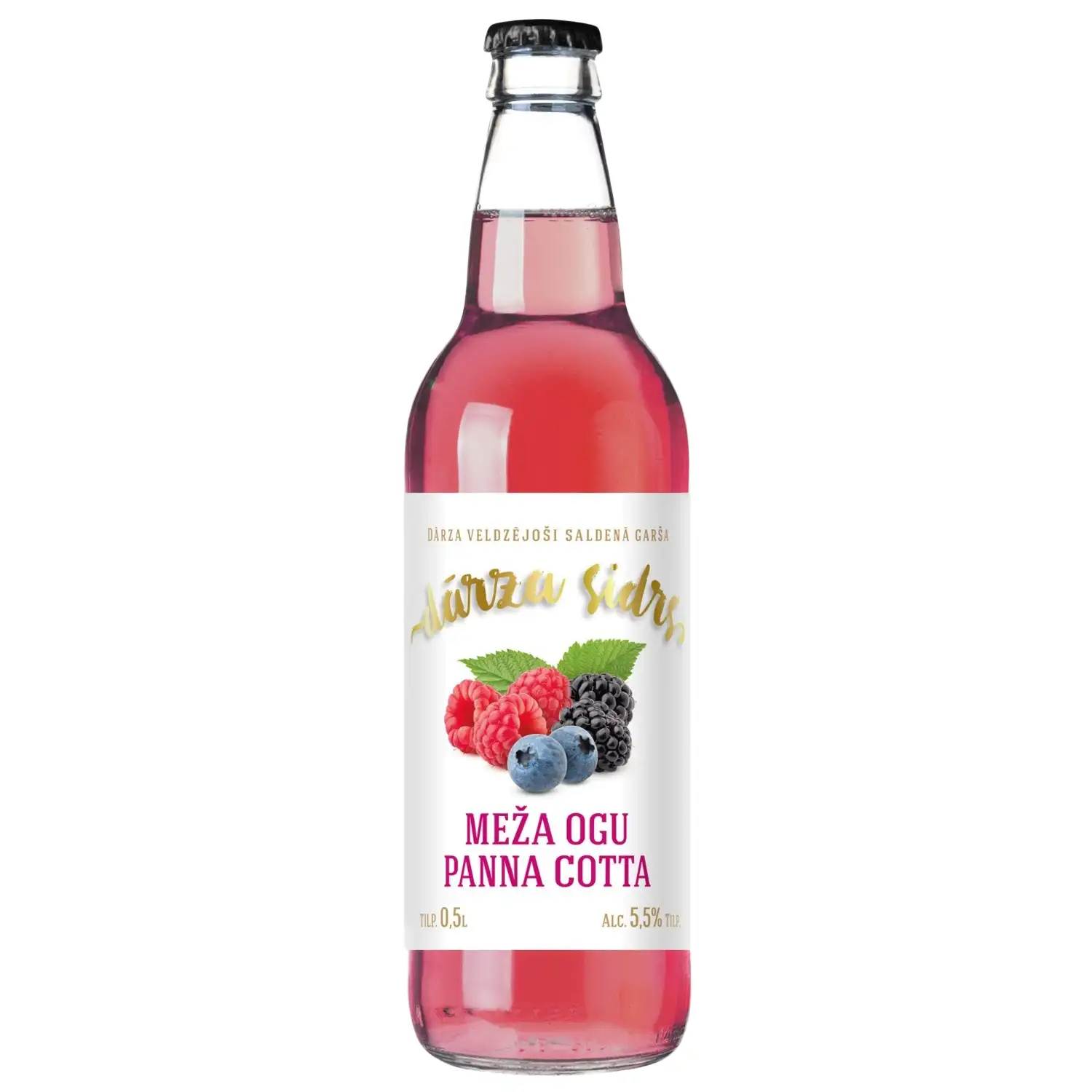 Sidrs Dārza mežaogu 5,5% 0,5l