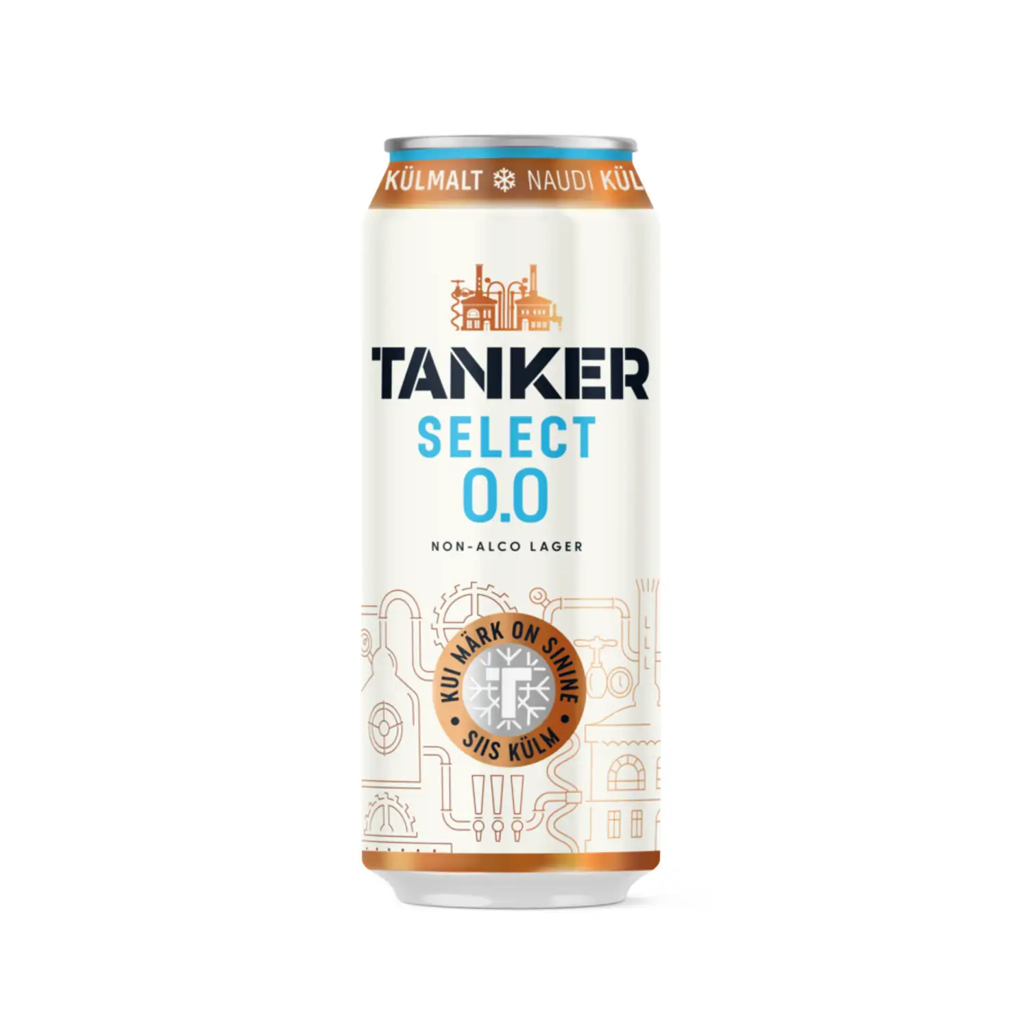 Alkoholivaba õlu Tanker Select Lager 0,5l prk