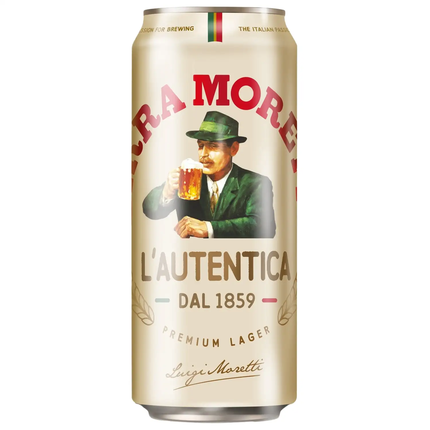 Alus Birra Moretti 4,6% 0,5l