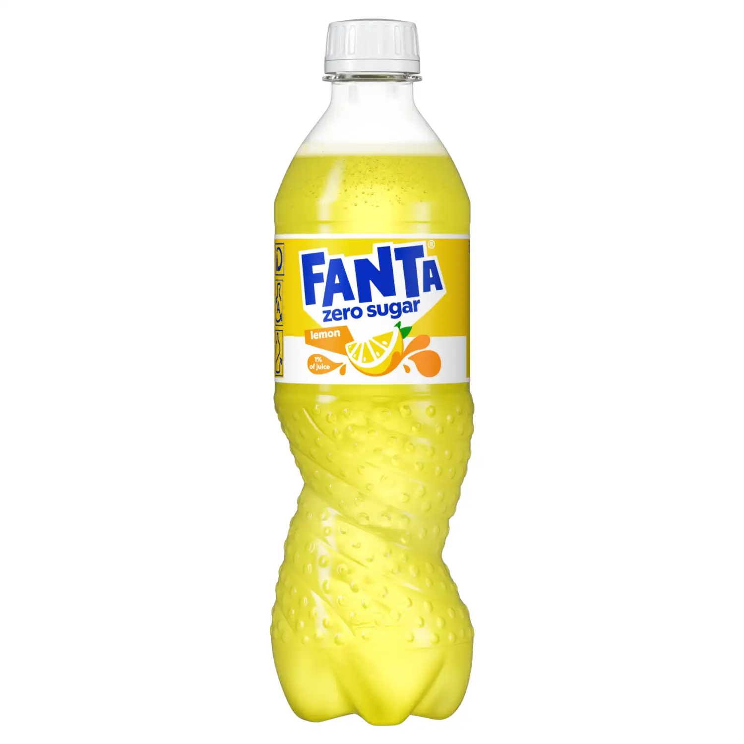 Gāz. dzēr. Fanta Lemon Zero ar saldin. 0,5l