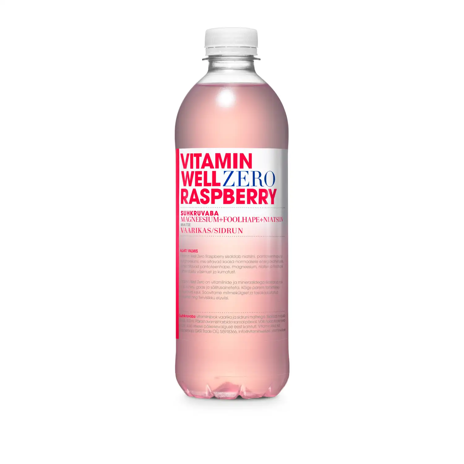 Vita.jook vaarika m.a. Vitamin Well Zero 0,5l