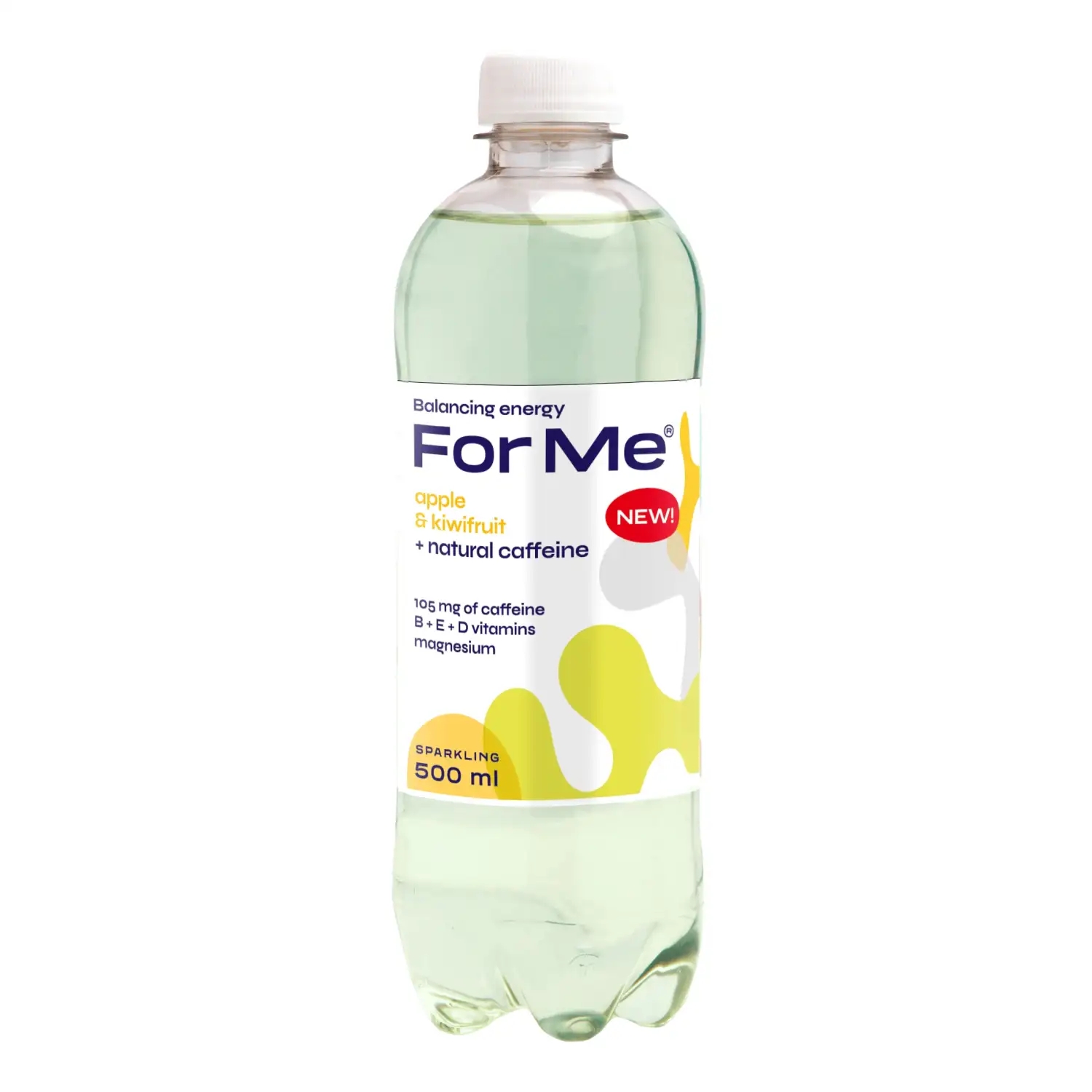 Karbon. jook vit.-kof. õuna-kiivi For Me 0,5l