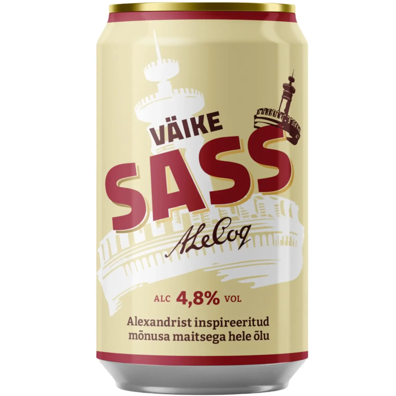 Õlu Väike Sass 4,8%vol 0,33l purk