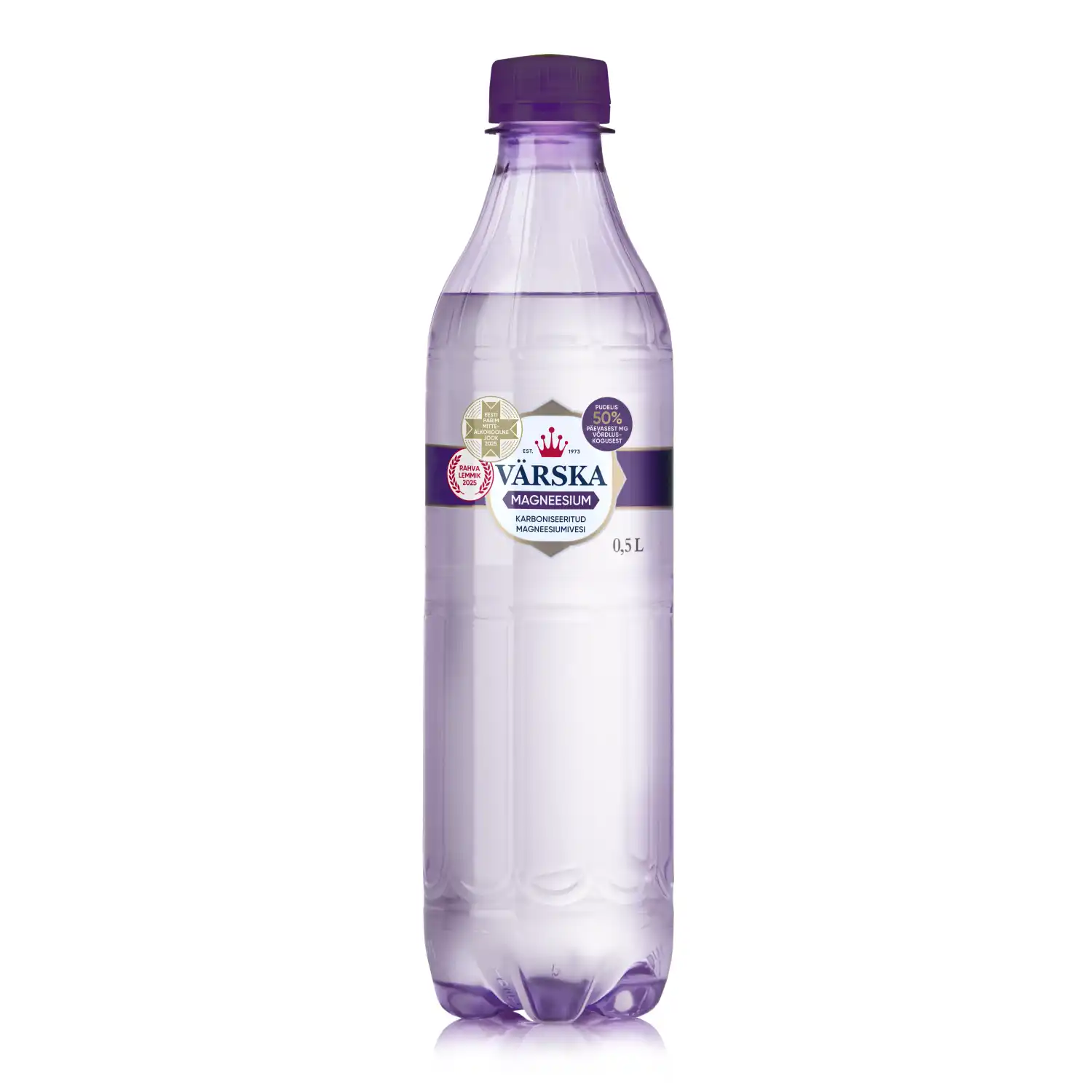 Karboniseeritud vesi magneesiumi. Värska 0,5l